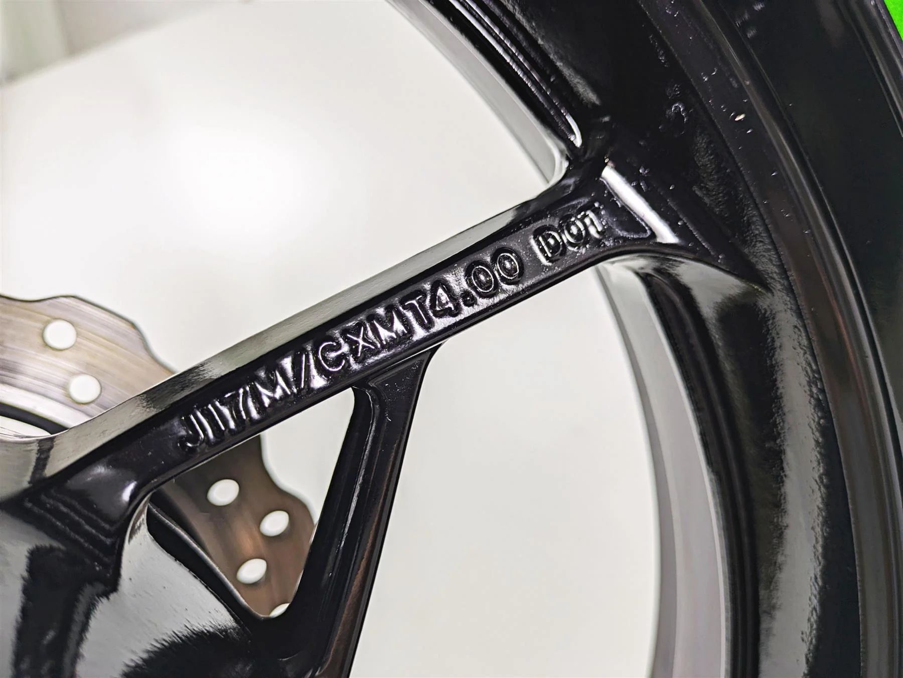 2023 Kawasaki EX400 Ninja Straight 17x4 Rear Wheel Rim 41073-0753-QT - Image 11