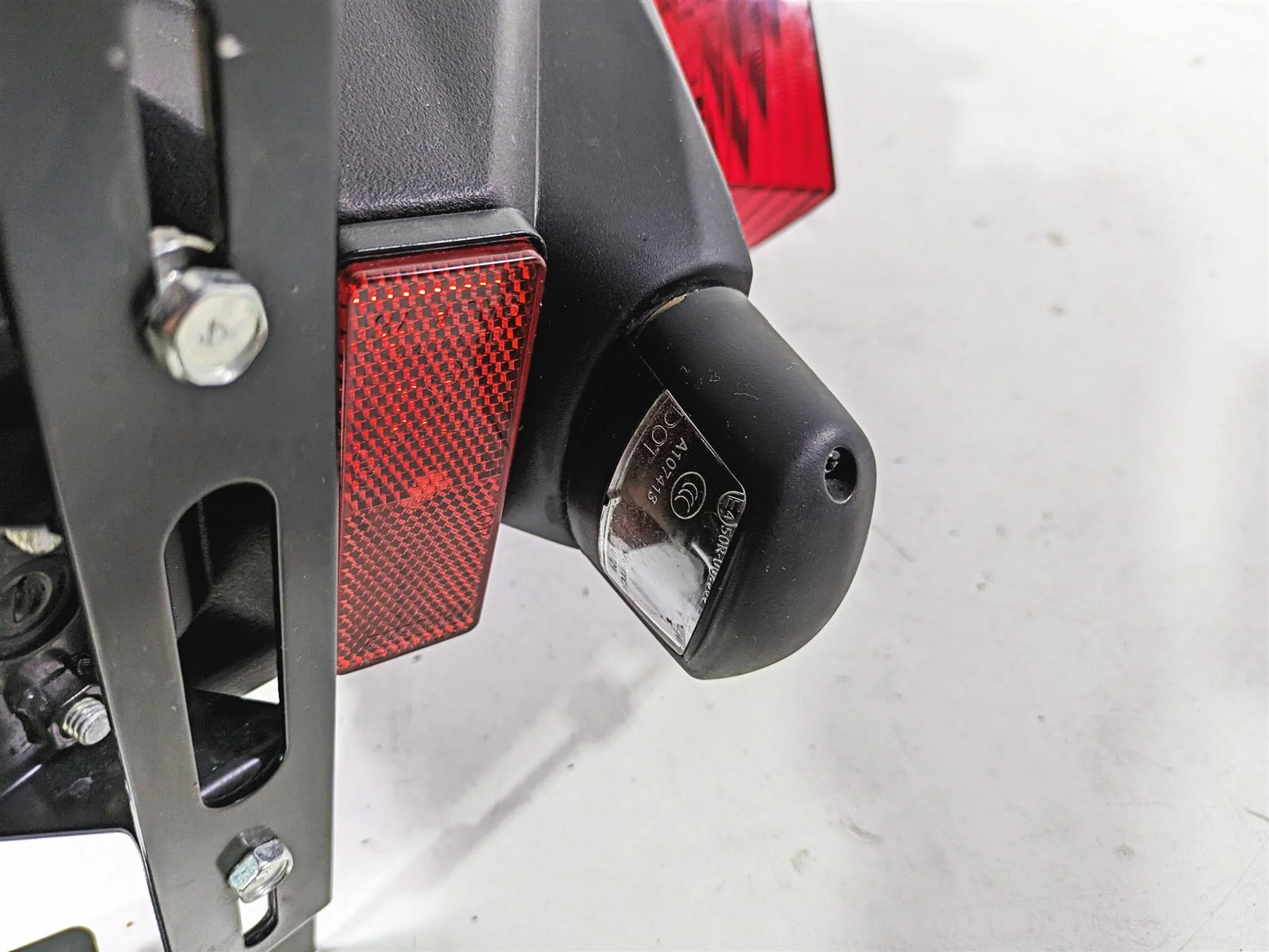 2023 Kawasaki KLR KL 650 Adventure Rear Lower Fender Taillight Set 35019-0683 - Image 10