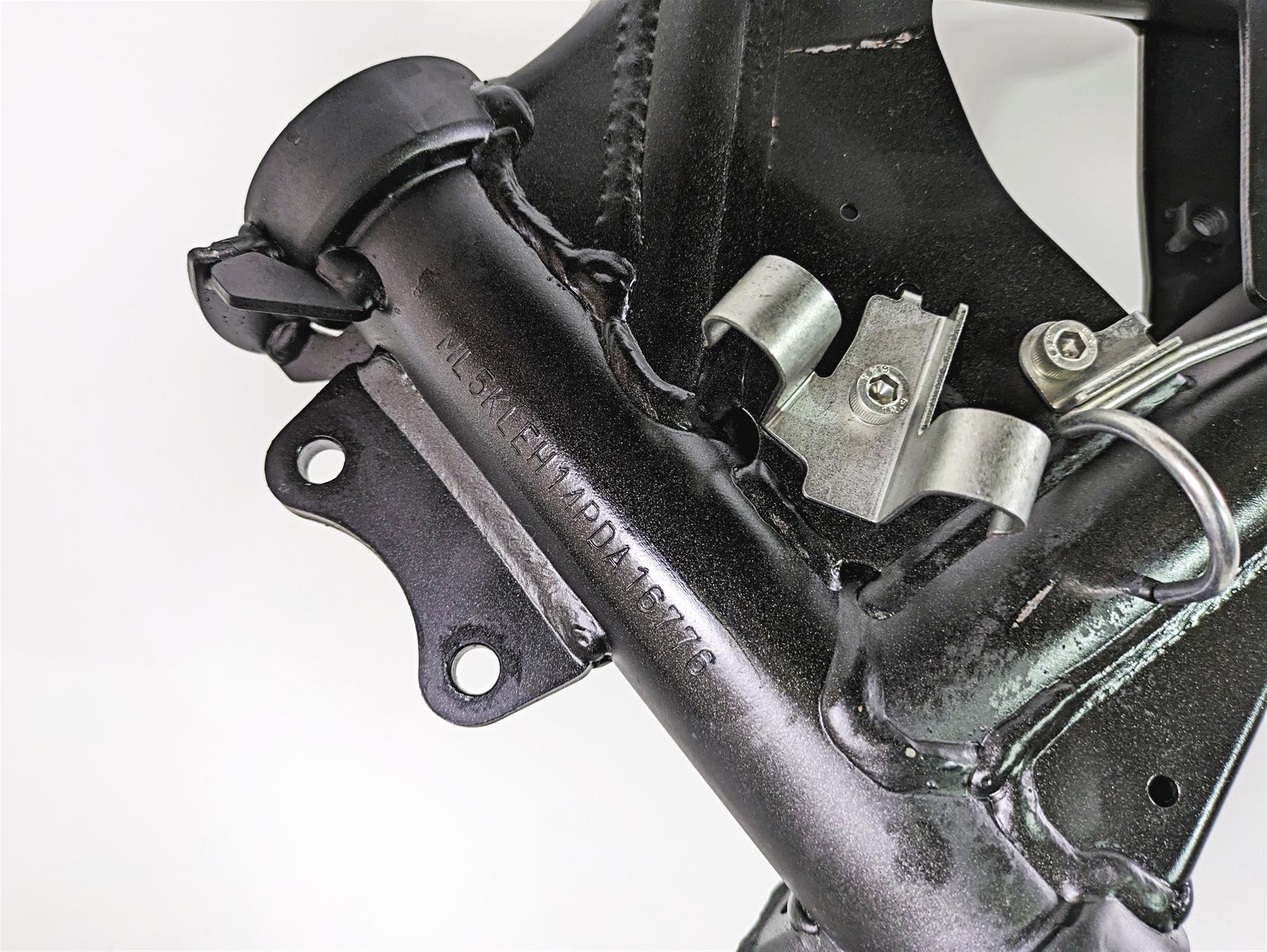 2023 Kawasaki KLR KL 650 Adventure Straight Main Frame Chassis With Texas Salvage Title 32160-1906-18R - Image 2