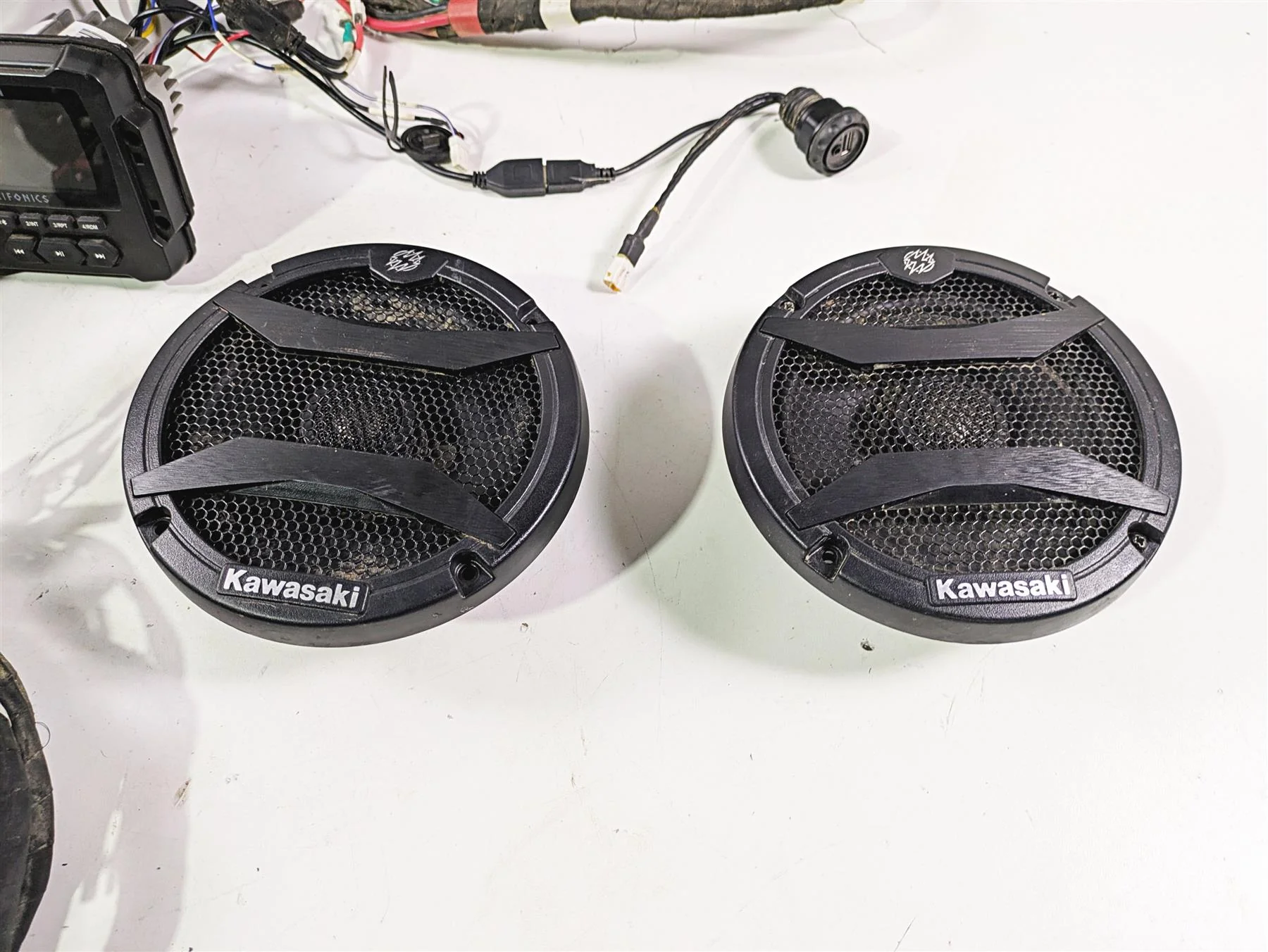 2023 Kawasaki Teryx KRX KRF 1000 C Hifonics Amp Sub Woofer Speakers 99994-1299 - Image 3