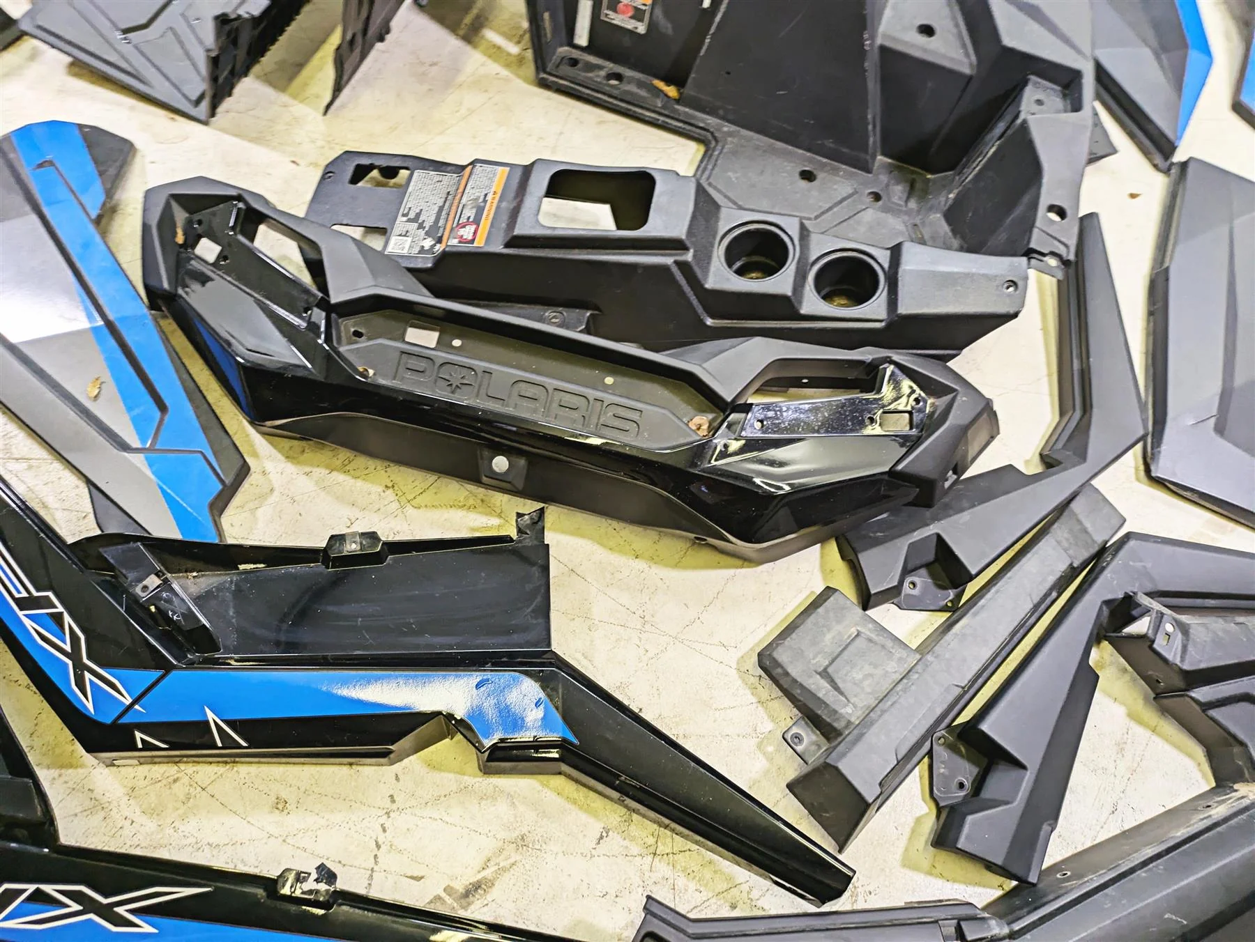 2023 Polaris RZR1000 XP 4 Premium Fairing Cover Panel Plastic Set 5451561 - Image 4