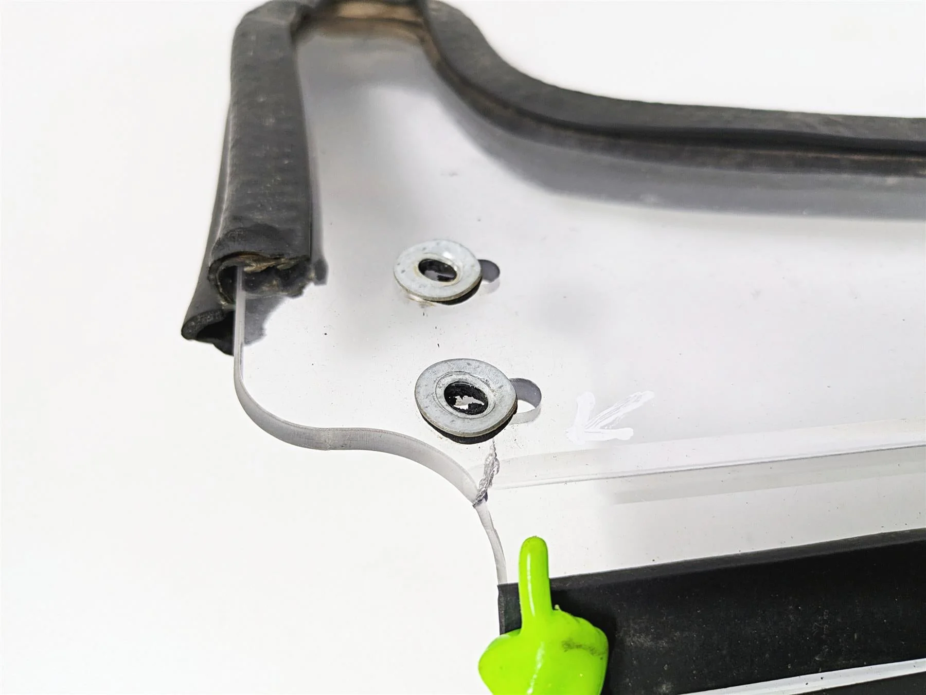 2023 Polaris RZR1000 XP 4 Premium Lower Windshield & Clamps and Parts - Image 6
