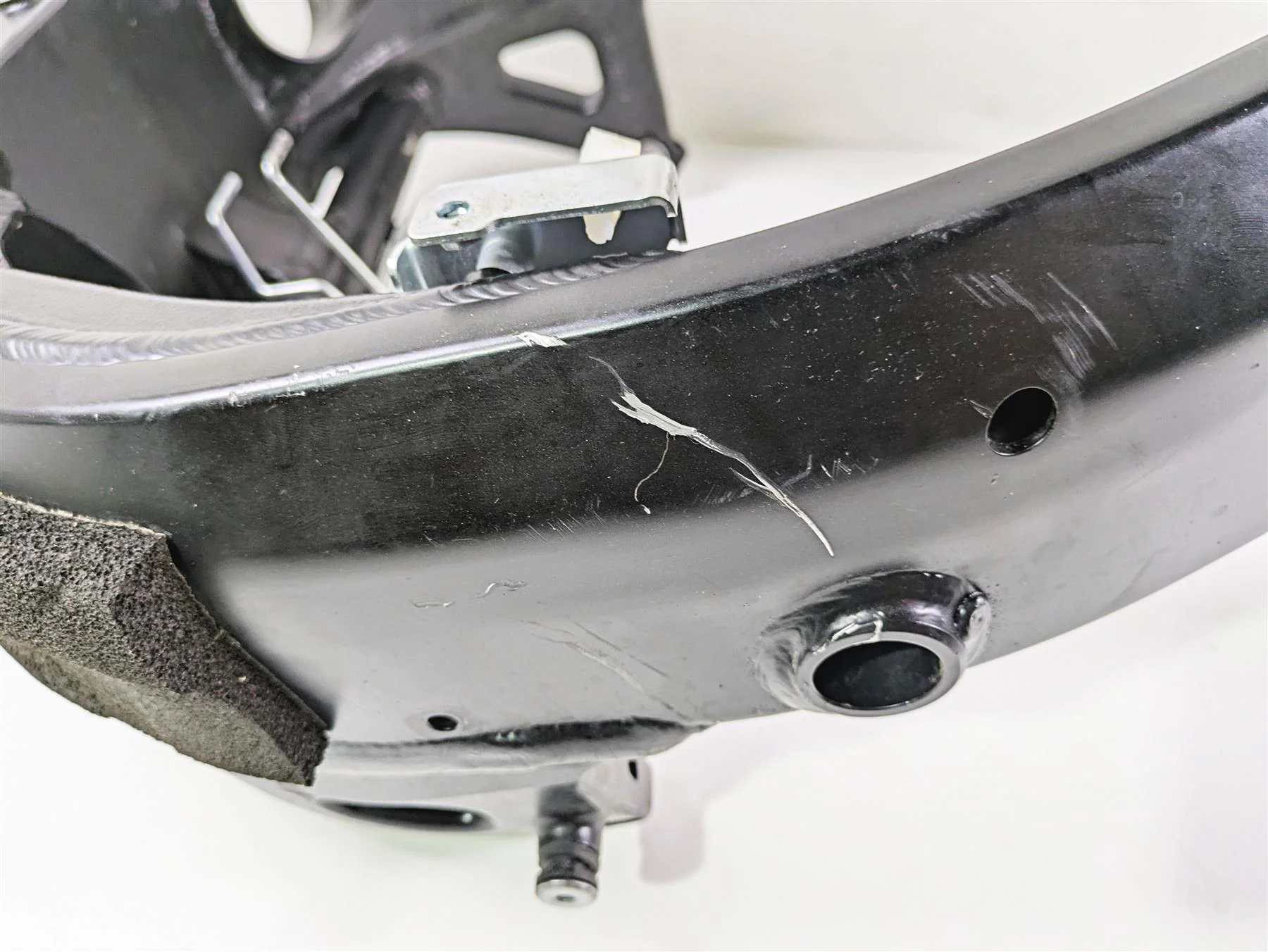 2023 Suzuki GSX1300 RR Hayabusa Straight Main Frame Chassis With Salvage Texas Title 41100-15H20-YAP - Image 9