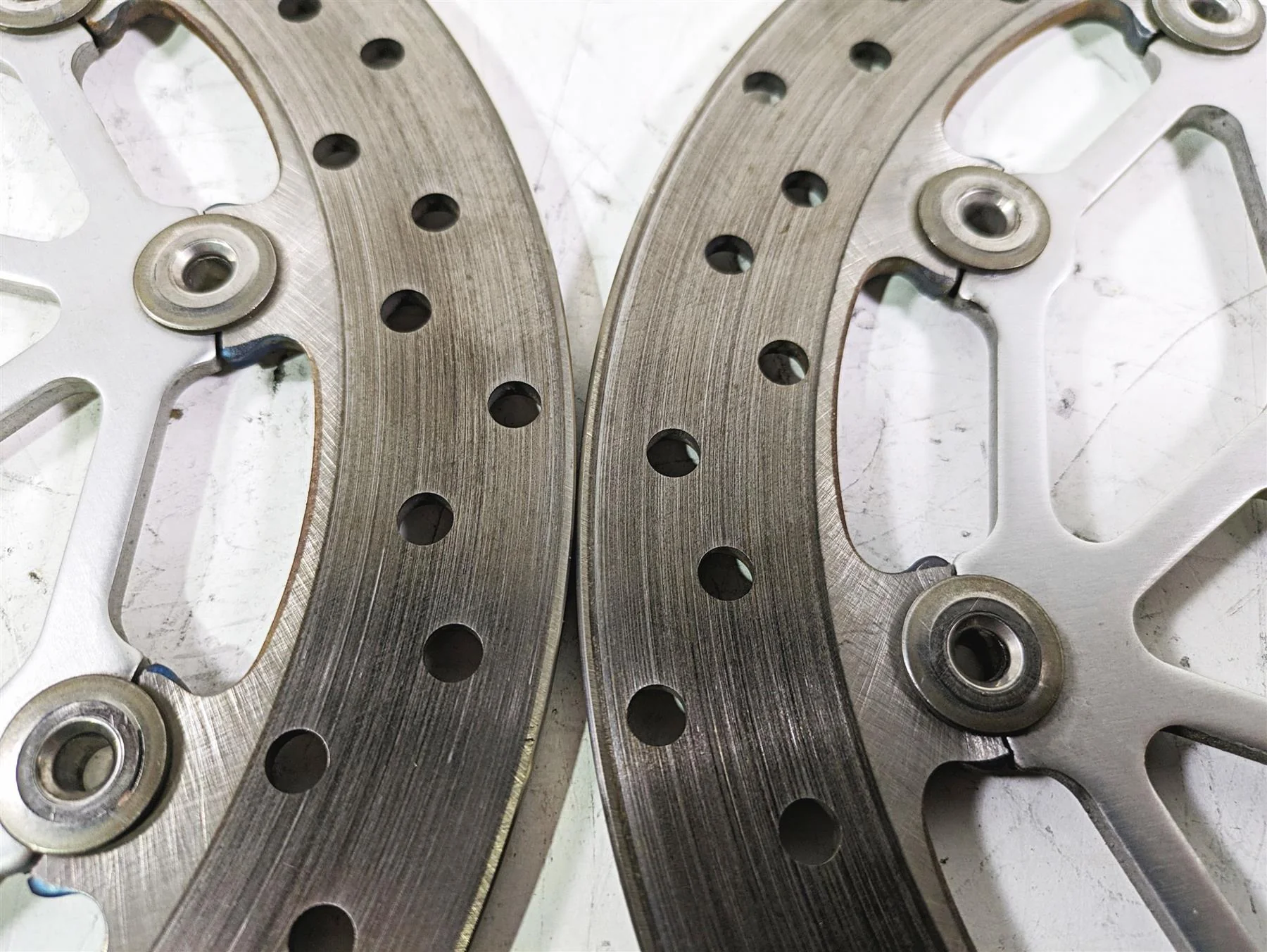 2023 Triumph Street Triple 765 RS Brembo Front Brake Rotor Disc Set 2k T2022080 - Image 5