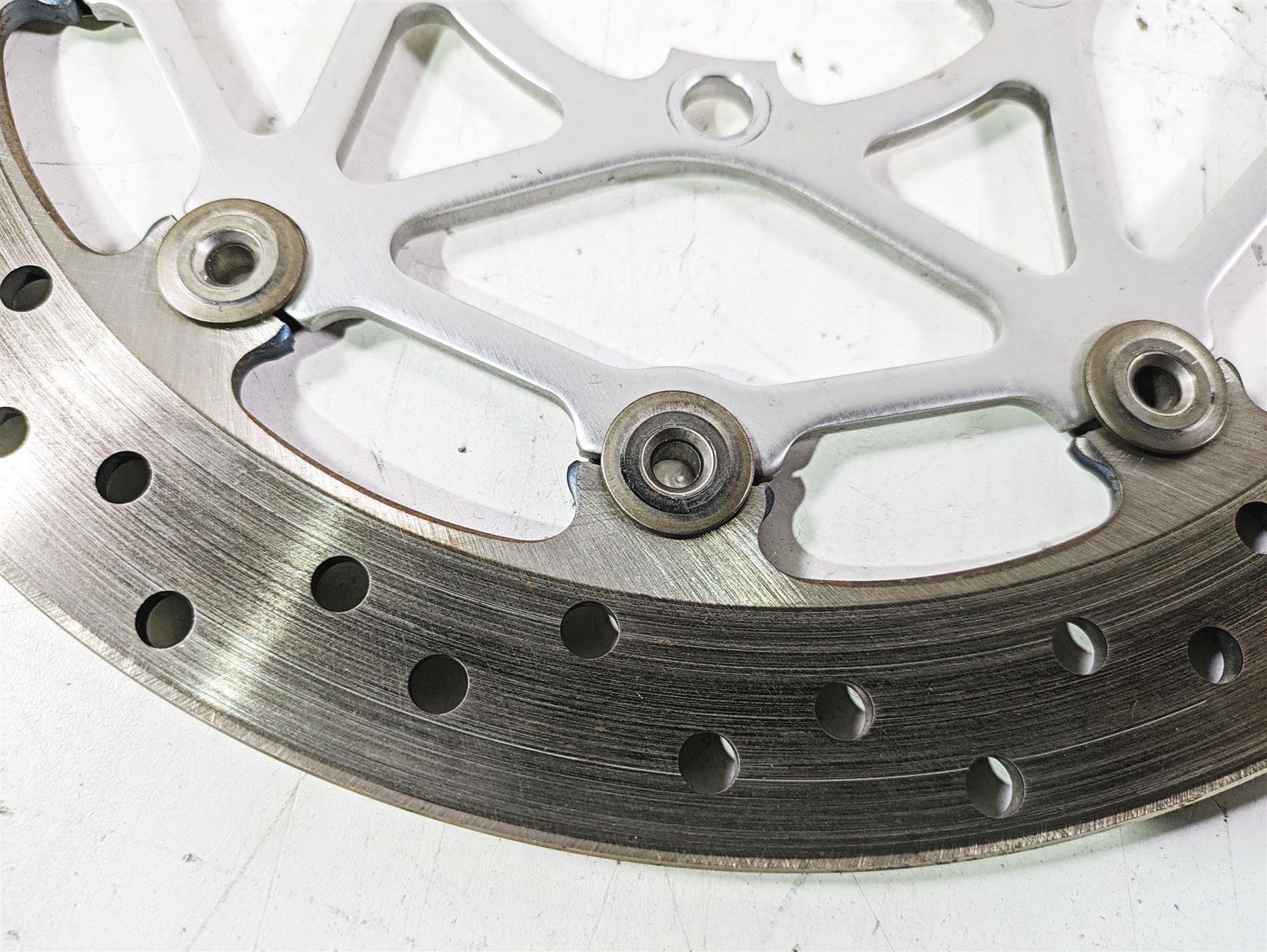 2023 Triumph Street Triple 765 RS Brembo Front Brake Rotor Disc Set 2k T2022080 - Image 8