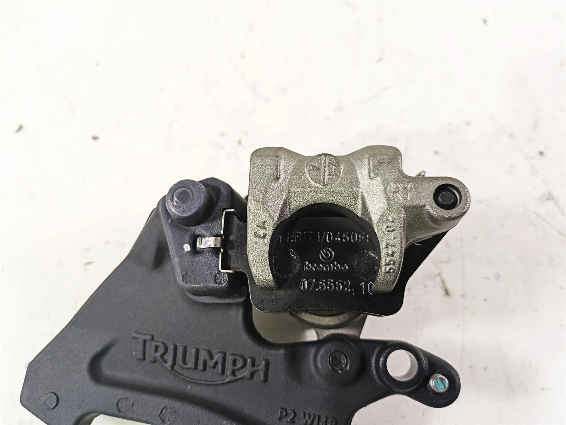 2023 Triumph Street Triple 765 RS Brembo Rear Brake Caliper + Bracket T2024011 - Image 10