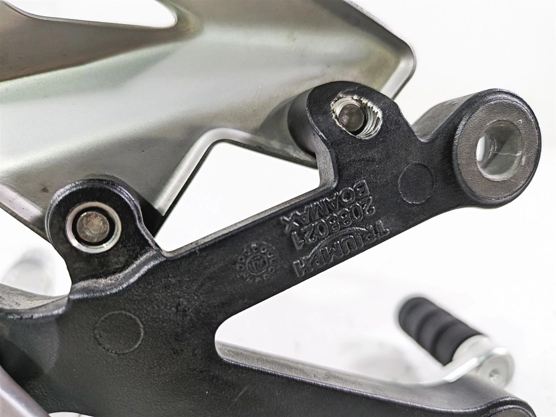 2023 Triumph Street Triple 765 RS Left Rider Footpeg & Shifter T2088021 T2089751 - Image 5