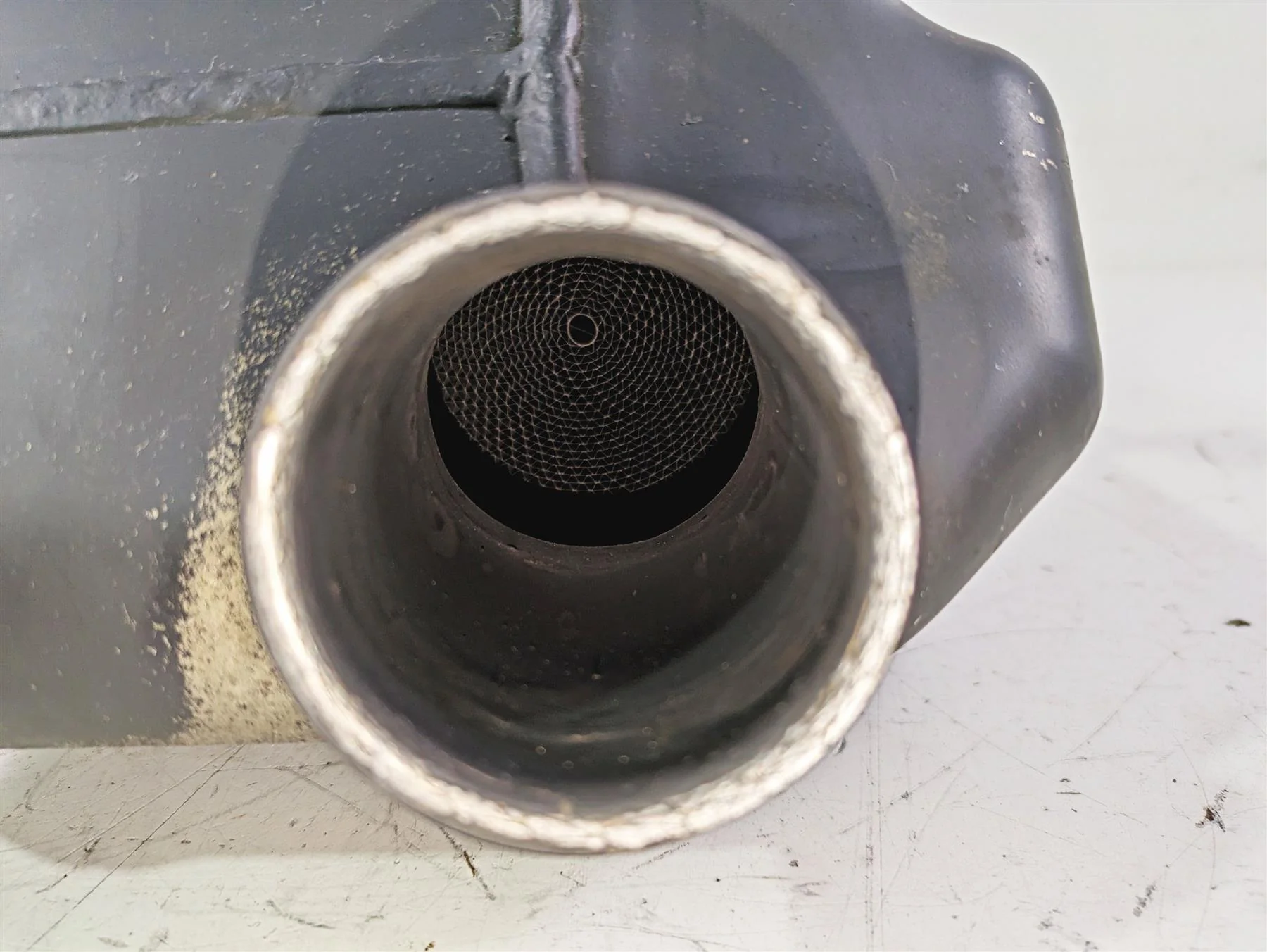 2023 Triumph Street Triple 765 RS Oem Exhaust Muffler Chamber Section T2203454 - Image 9