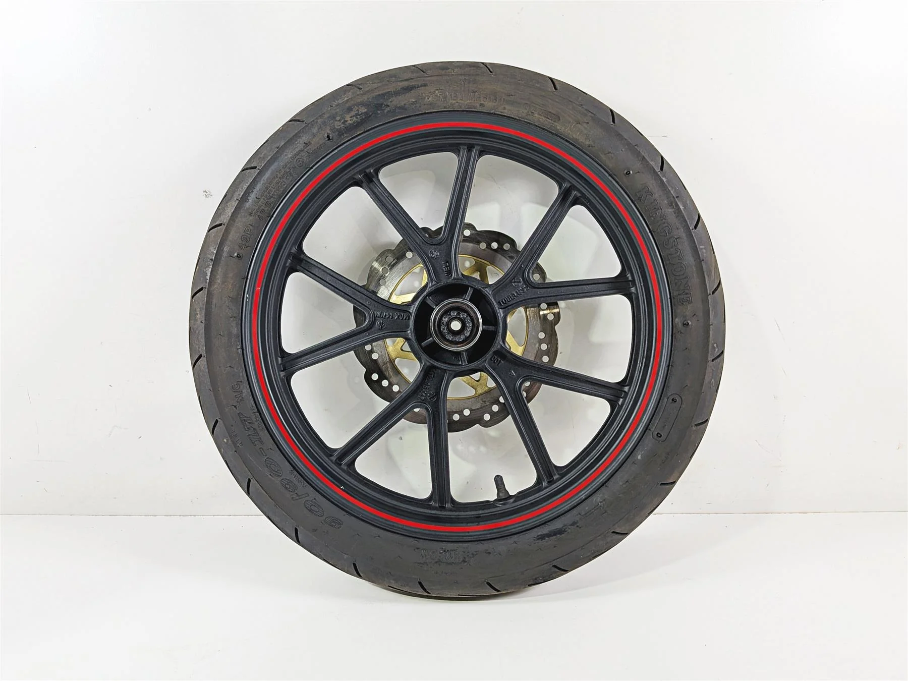 2023 Vitacci GTT 250 Straight Cast Front Wheel Rim 2.15x17 + Tire - Image 2