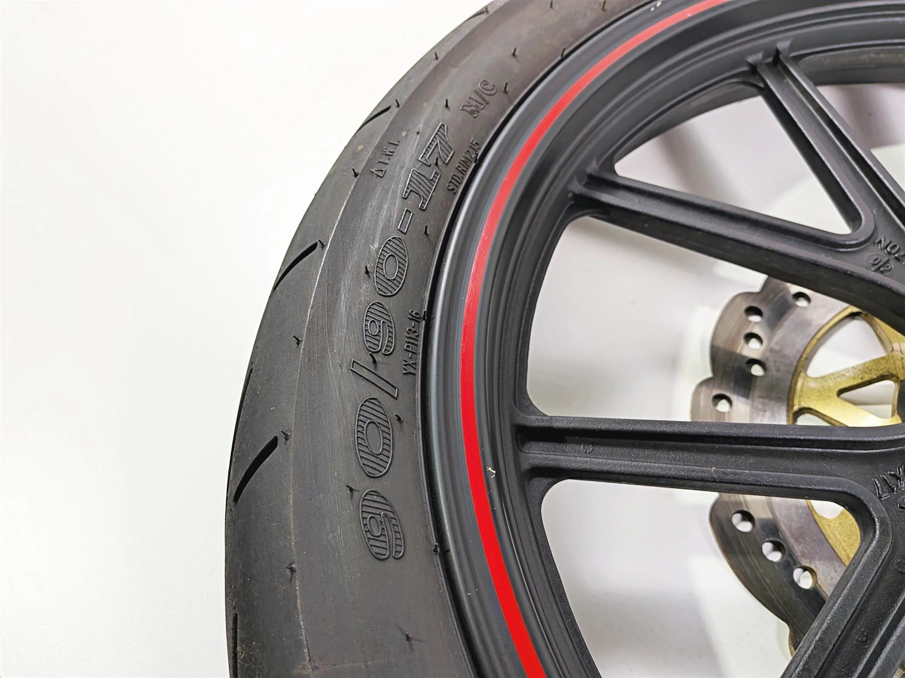 2023 Vitacci GTT 250 Straight Cast Front Wheel Rim 2.15x17 + Tire - Image 9