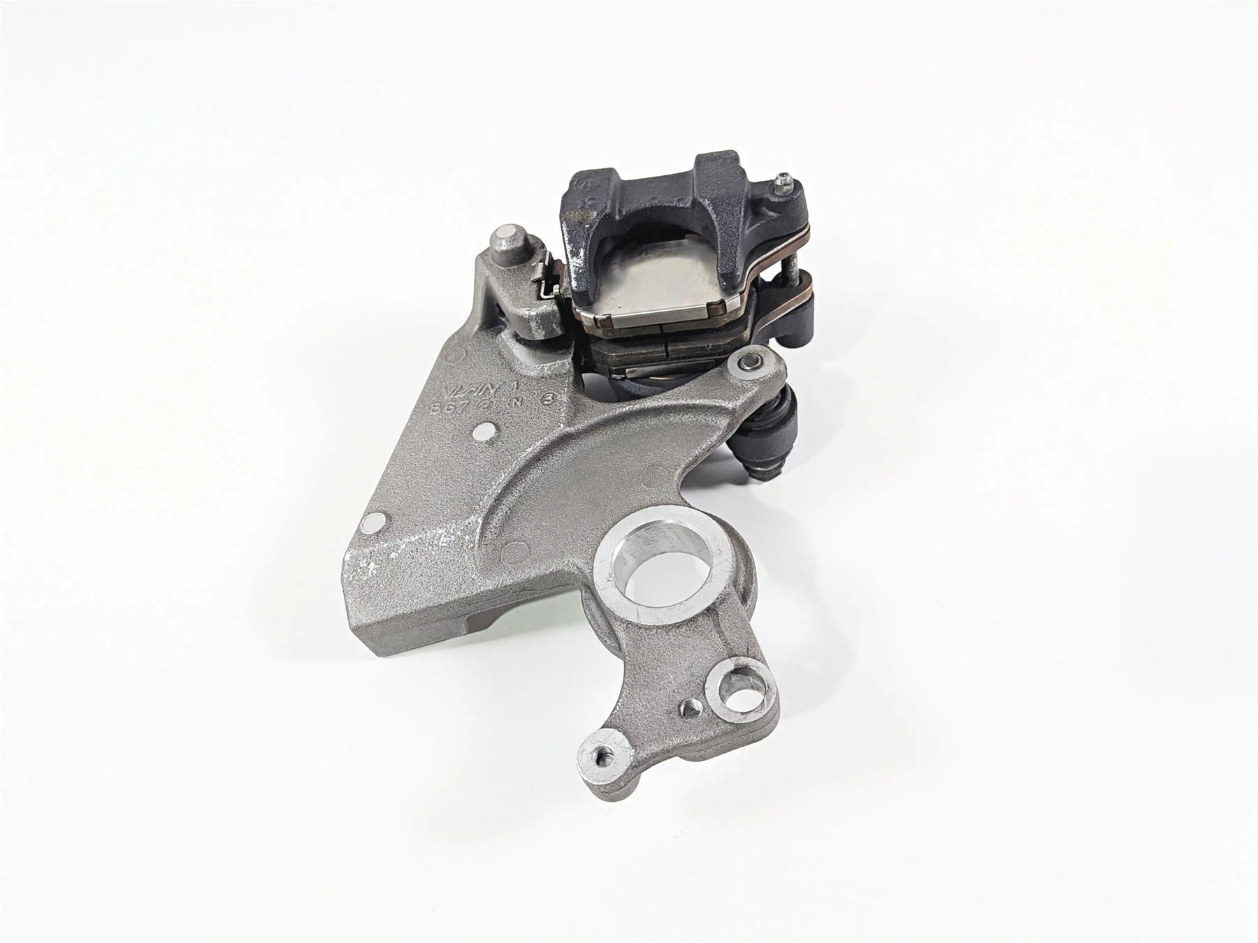 2023 Yamaha MT10 MTN1000 Rear Brake Caliper & Bracket Nissin B67-2580W-00-00 - Image 6