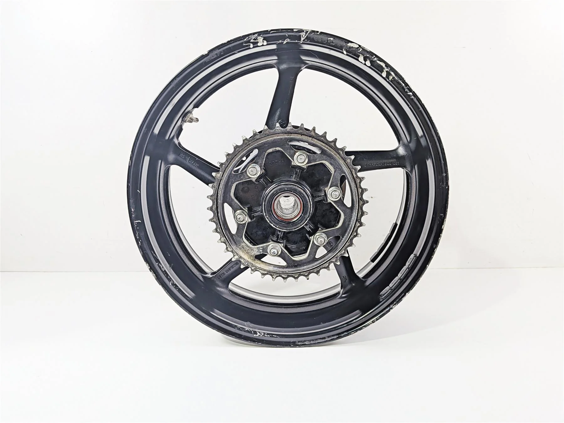 2023 Yamaha MT10 MTN1000 Rear Wheel Rim 17x4 0.81mm Runout B5Y-25338-00 - Image 4