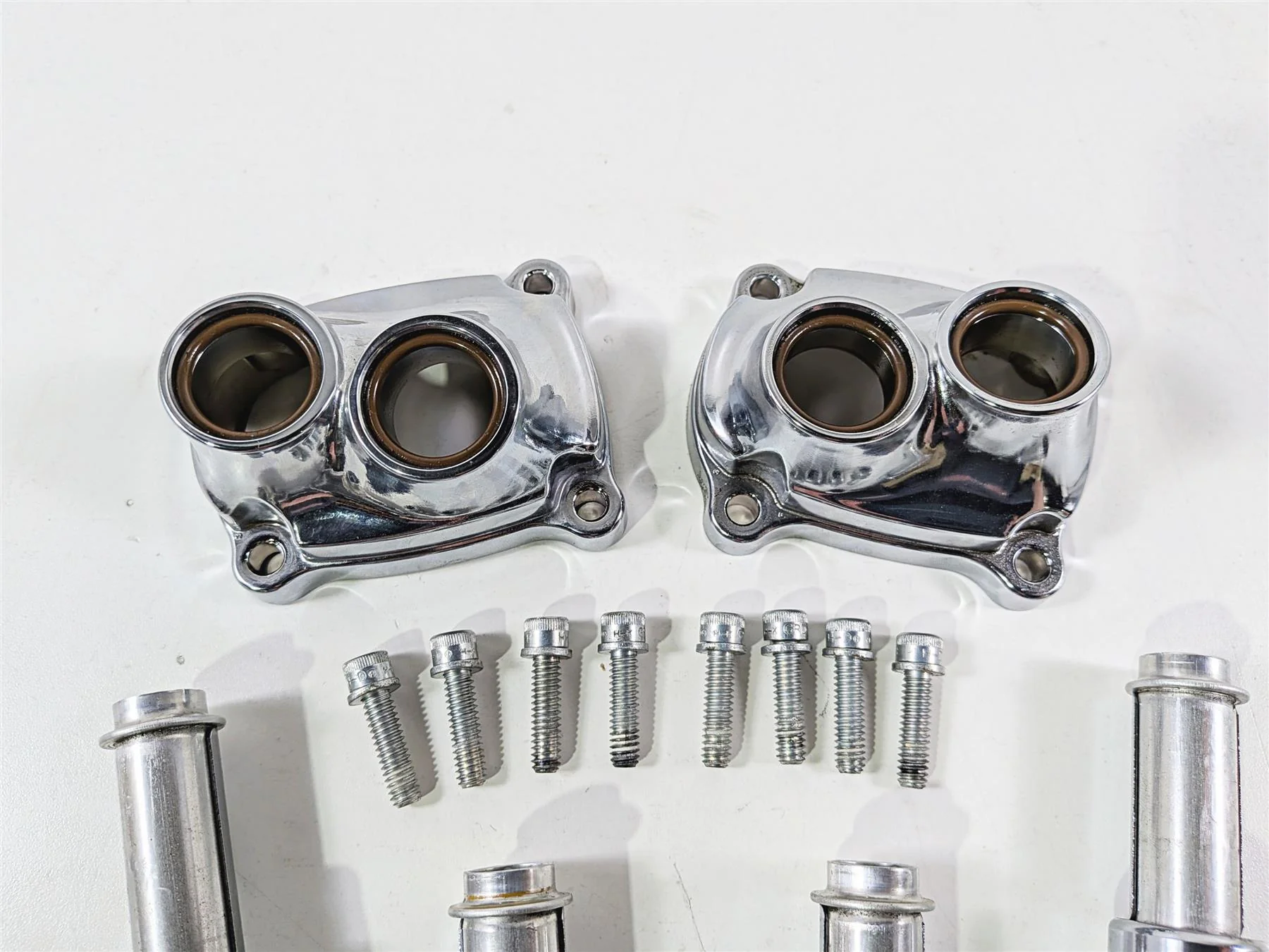 2024 Harley Softail FXLRST Low Rider Chrome Push Rod Cover Set 25700410 - Image 3
