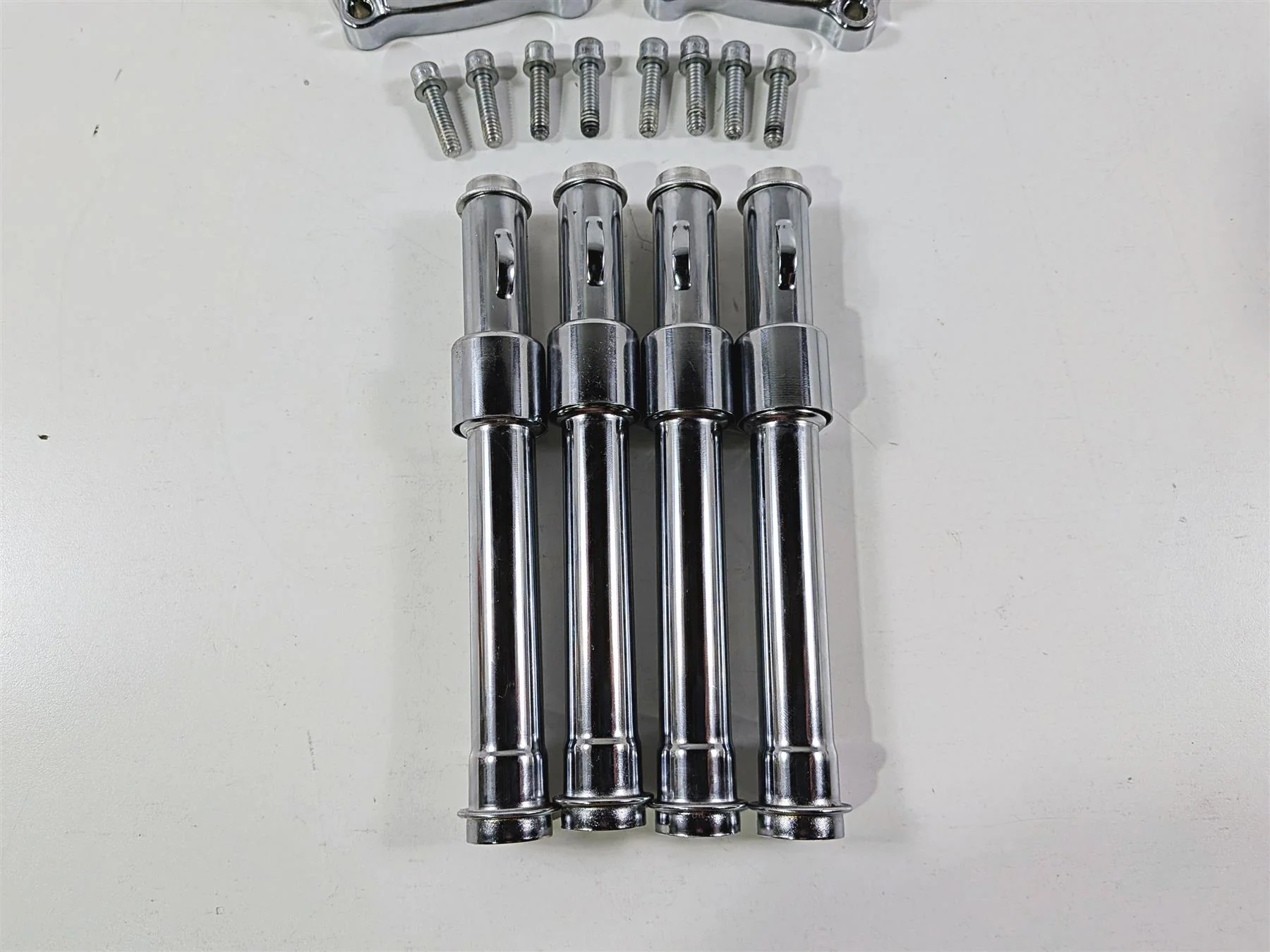 2024 Harley Softail FXLRST Low Rider Chrome Push Rod Cover Set 25700410 - Image 4