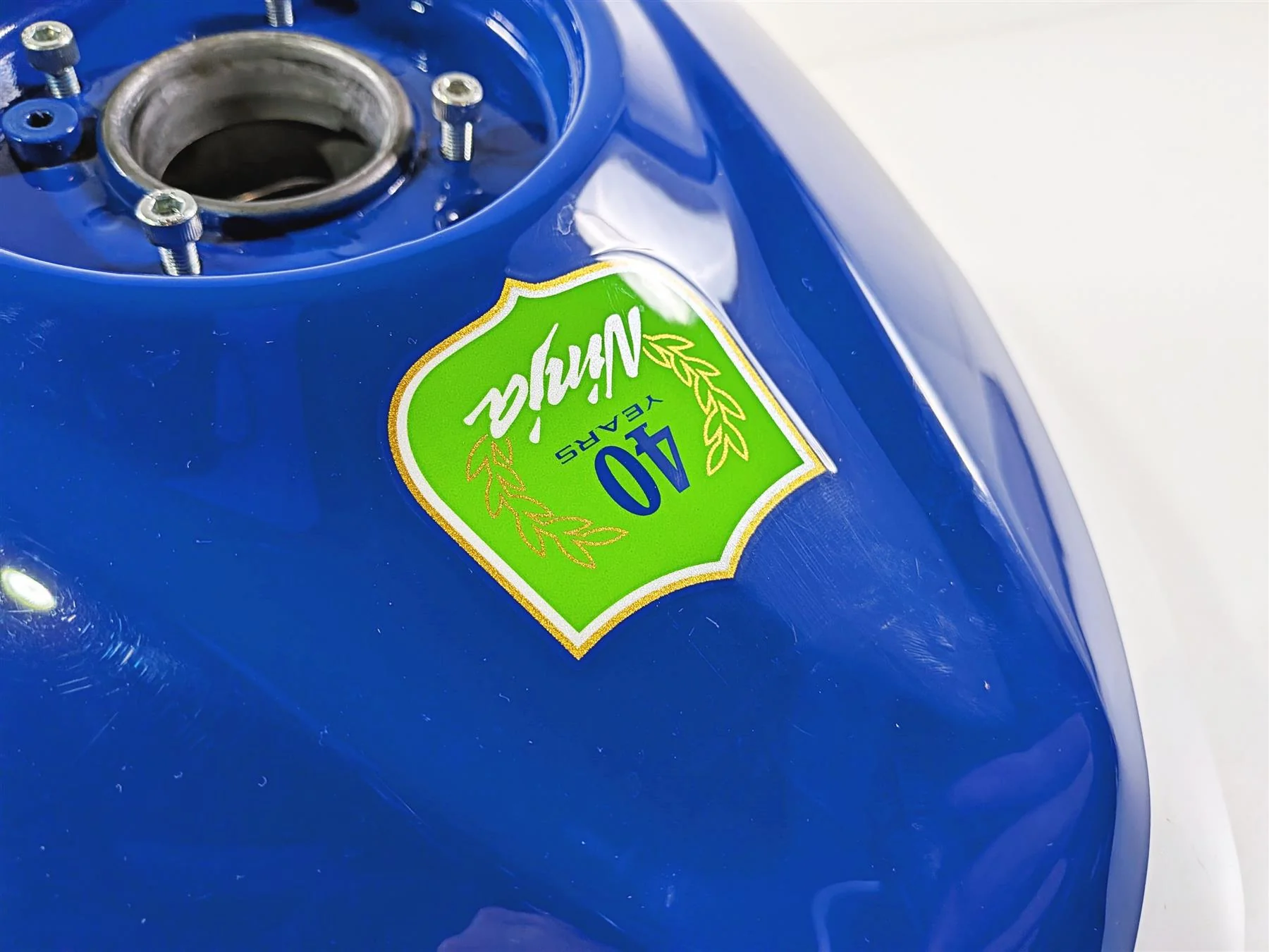 2024 Kawasaki EX500 Ninja 40th An. Fuel Gas Petrol Tank -No Dents 51093-5338 - Image 9