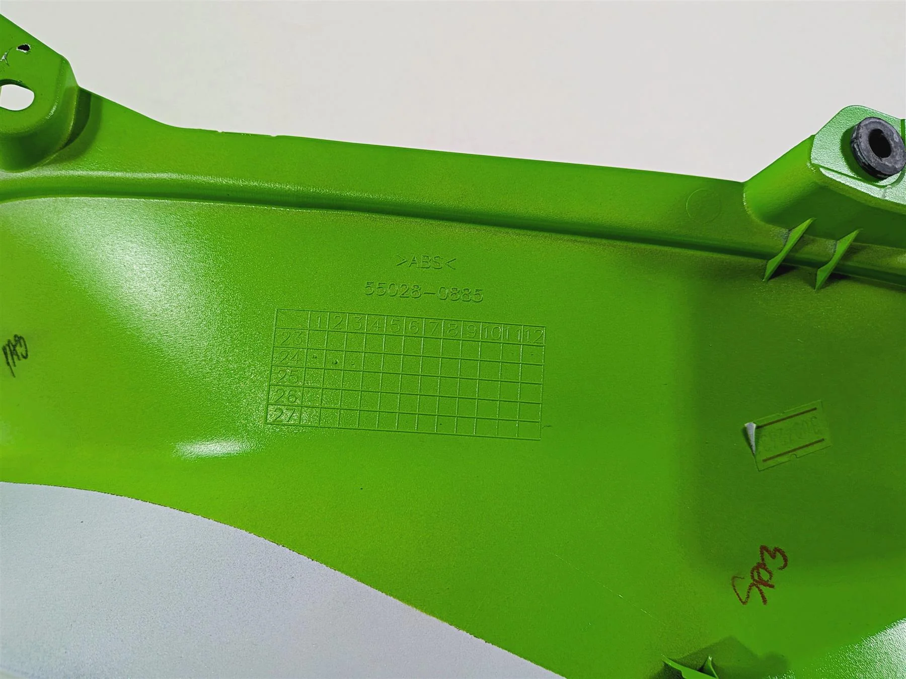 2024 Kawasaki EX500 Ninja 40th An. Right Mid Side Cover Fairing Cowl 55028-0885 - Image 7