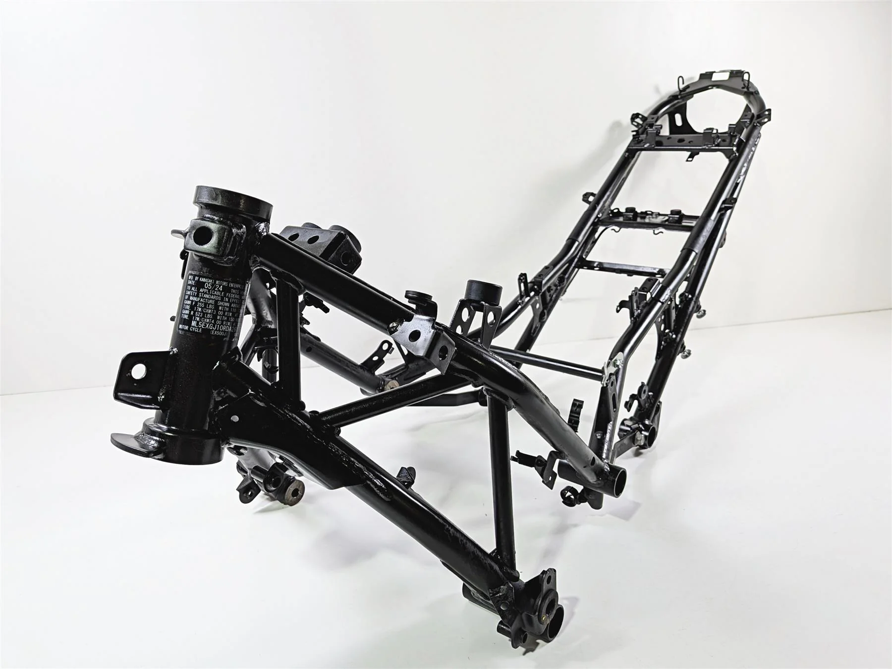 2024 Kawasaki EX500 Ninja 40th An. Straight Black Frame Chassis Clean Florida Title 32160-2010-18R - Image 6