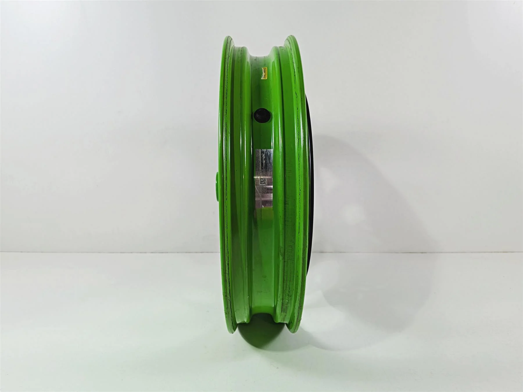 2024 Kawasaki EX500 Ninja 40th An. Strght Green Front Wheel Rim 17x3 41073-0752 - Image 3