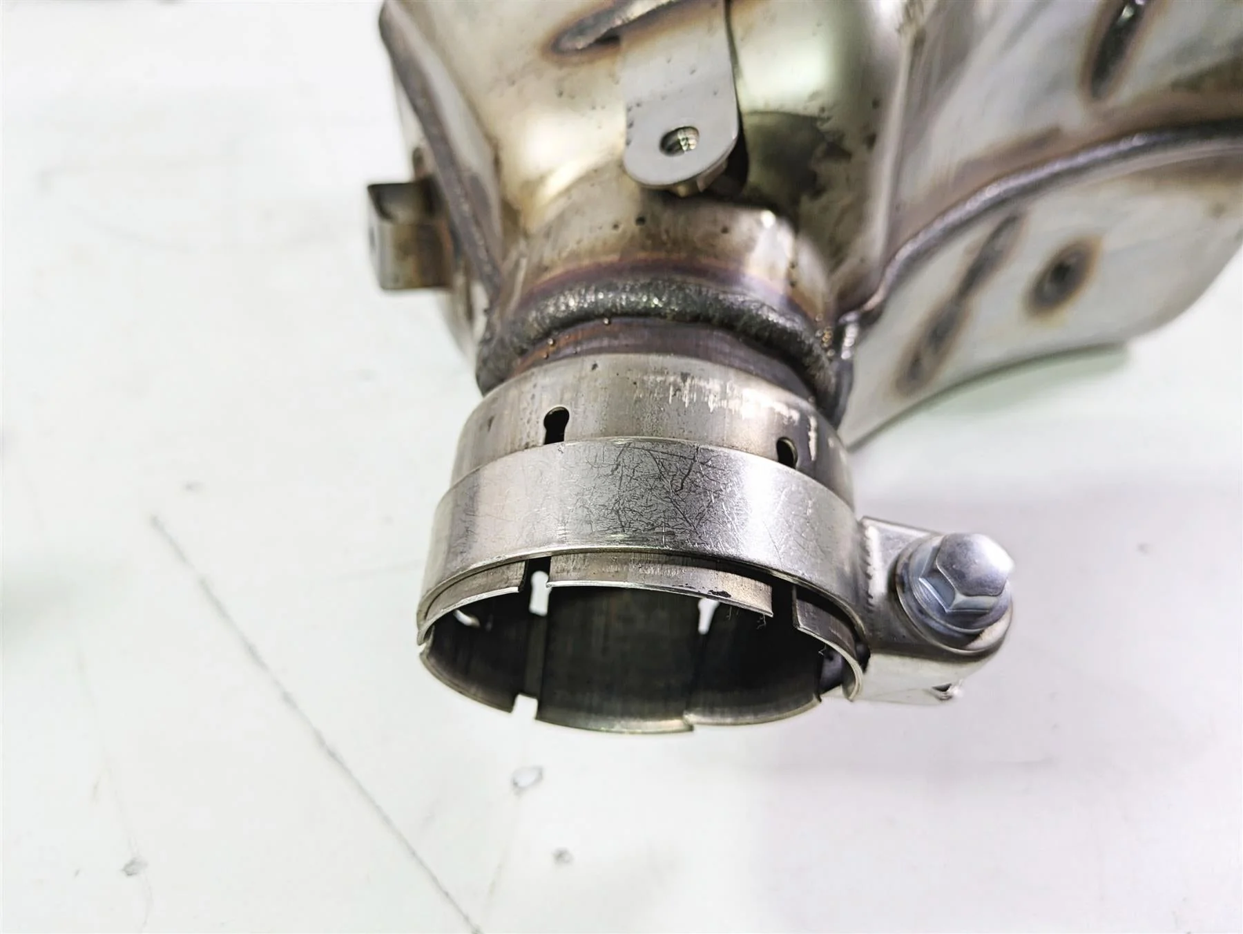 2024 Kawasaki ZX6R ZX636 Ninja Exhaust Header & Mid Camber 39178-0452 49062-0749 - Image 4