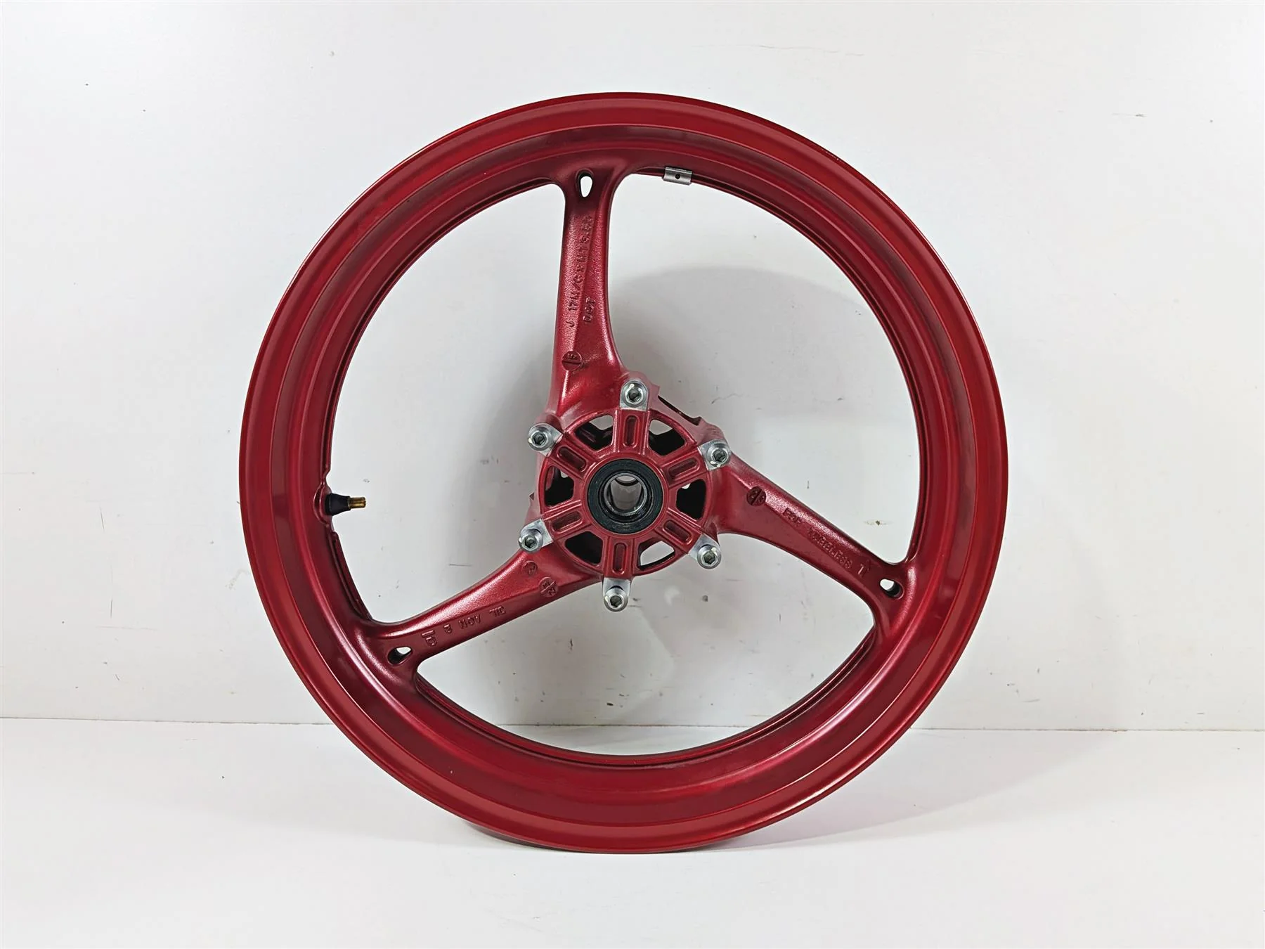 2024 Suzuki GSXR600 Straight Front Wheel Rim Red 17x3.5 54111-14J00 - Image 11