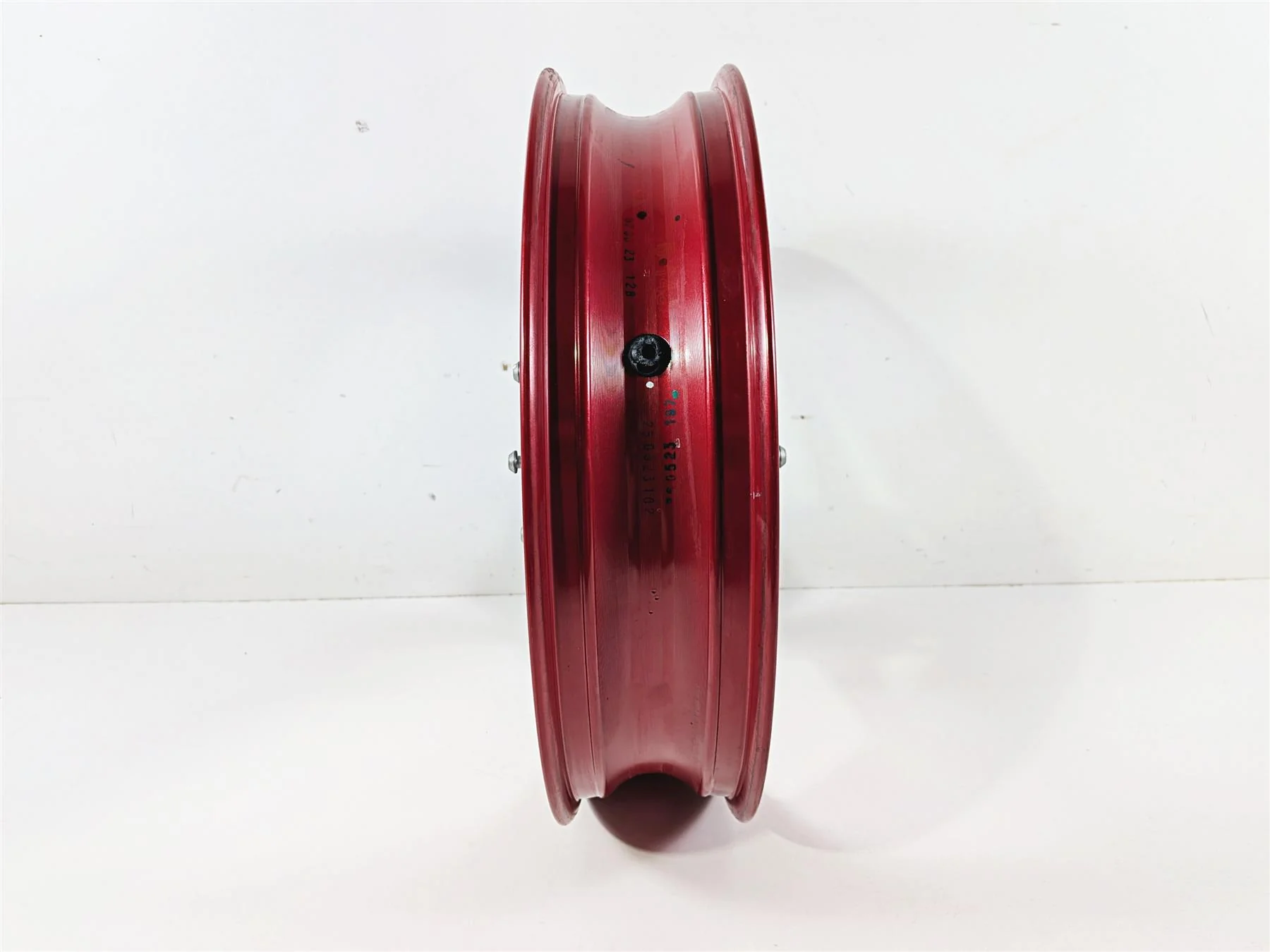 2024 Suzuki GSXR600 Straight Front Wheel Rim Red 17x3.5 54111-14J00 - Image 12