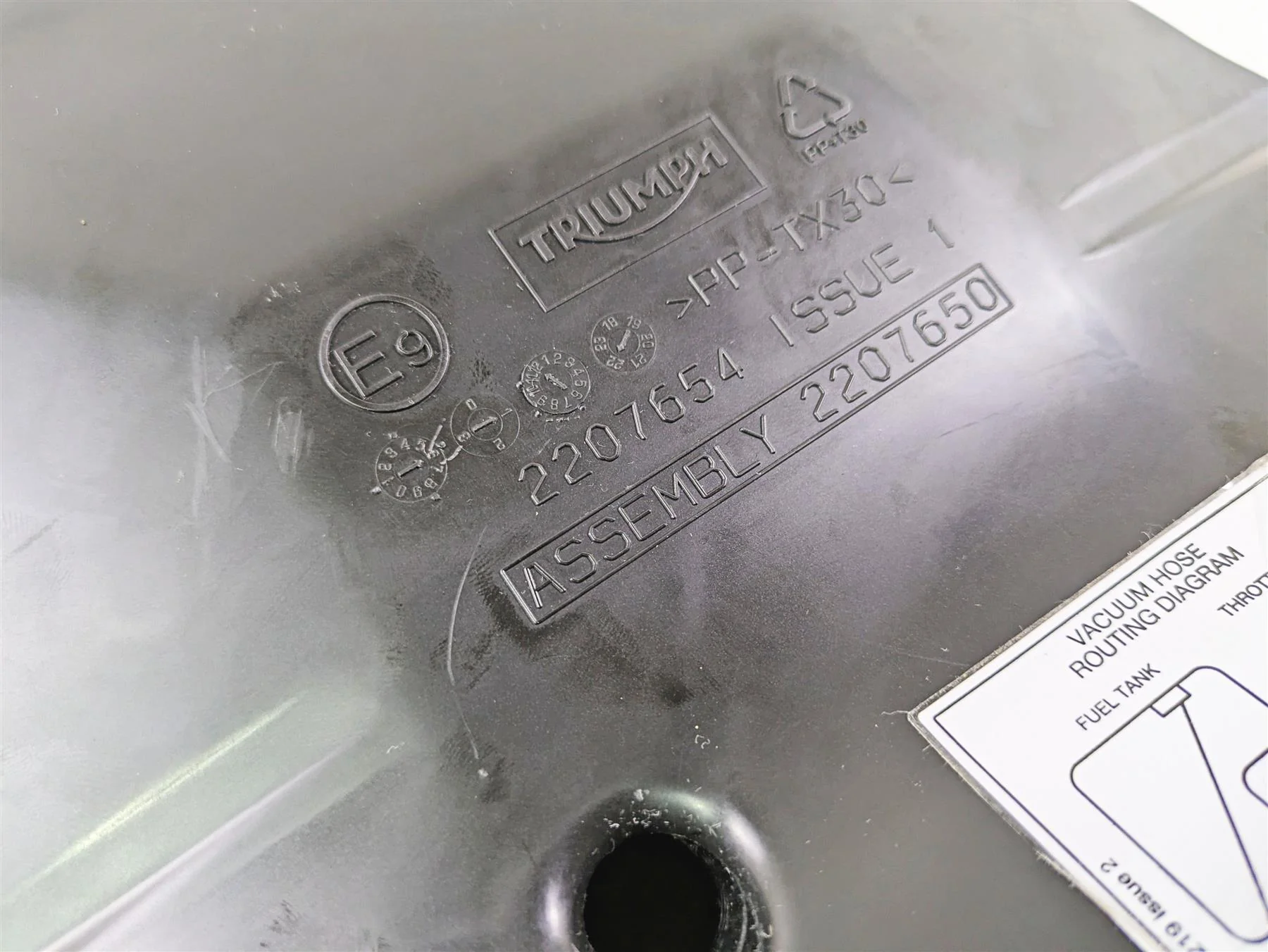 2024 Triumph Street Triple 765 R Air Box Cleaner Breather Filter T2207650 - Image 8