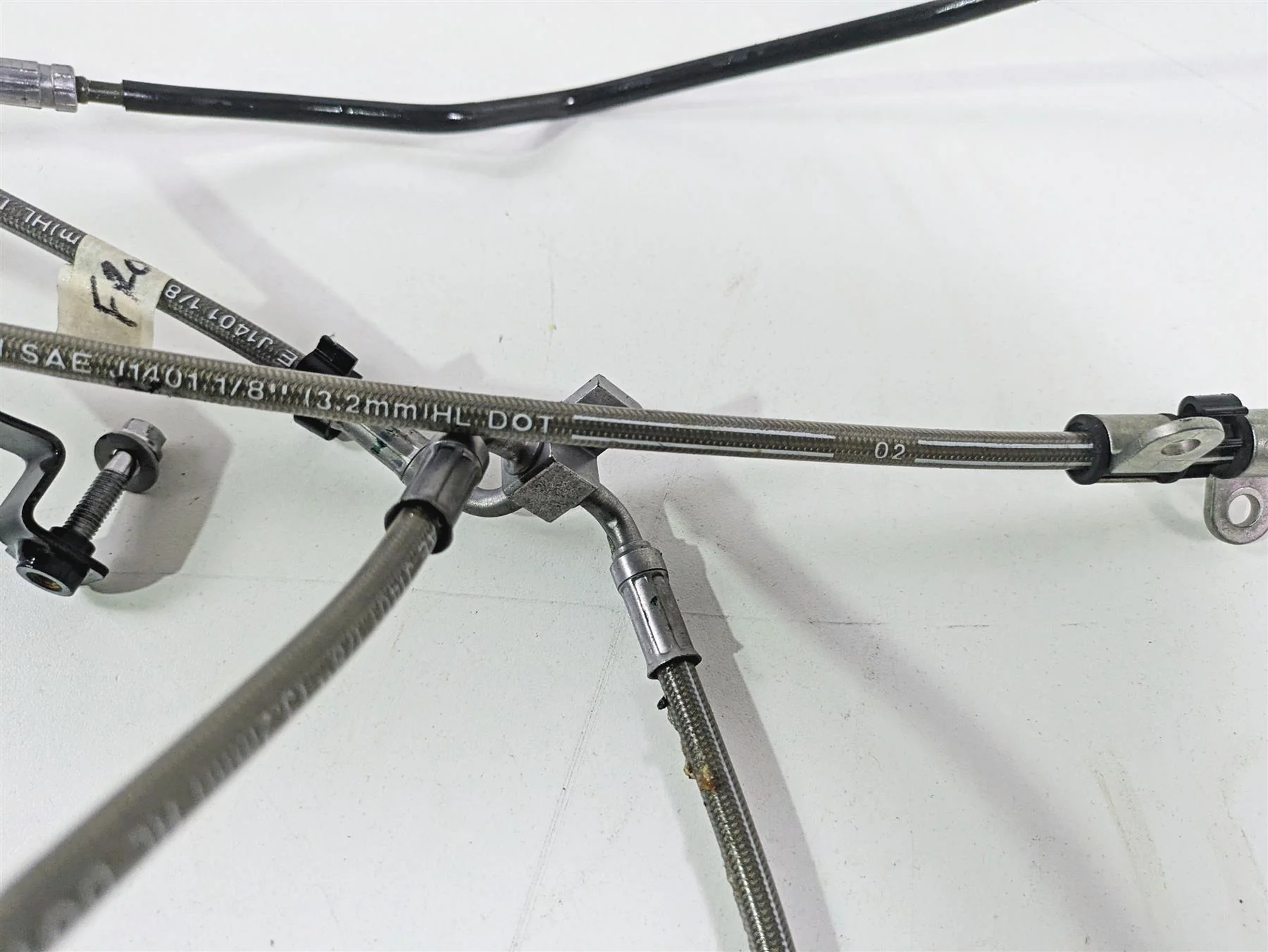 2024 Triumph Street Triple 765 R Front Rear Abs Brake Line Set T2024208 T2028157 - Image 9