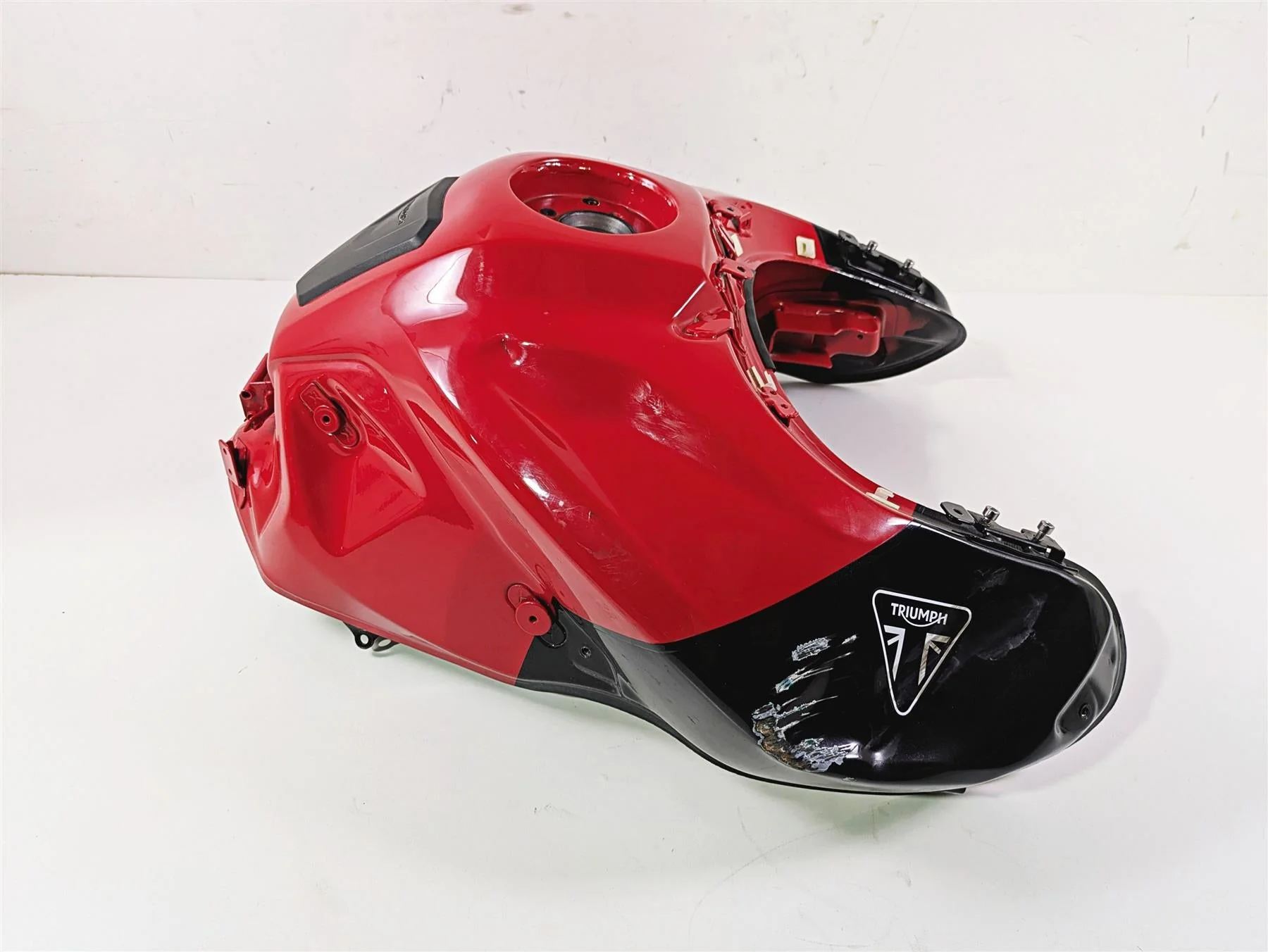2024 Triumph Tiger 900 GT Fuel Gas Petrol Tank Reservoir - Dented T2402662