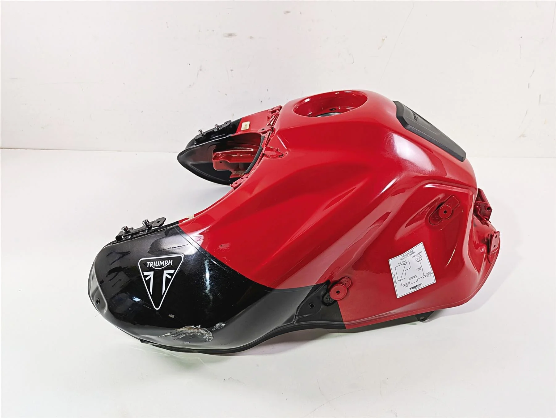 2024 Triumph Tiger 900 GT Fuel Gas Petrol Tank Reservoir - Dented T2402662 - Image 2