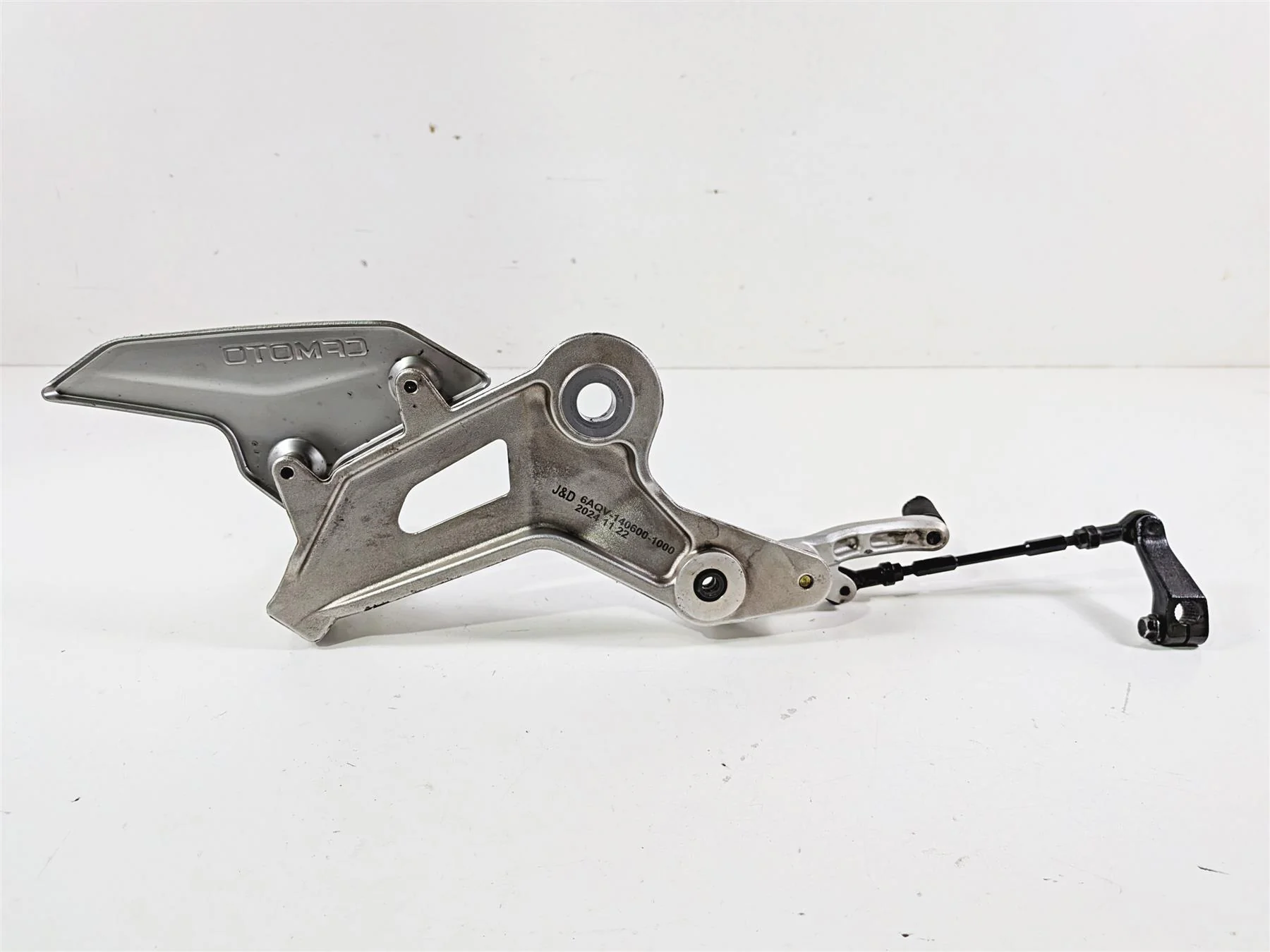2025 CFMoto 450 SS Left Footpeg & Shifter Set 6AQV-142600-1001 6AQV-141030-1000 - Image 7