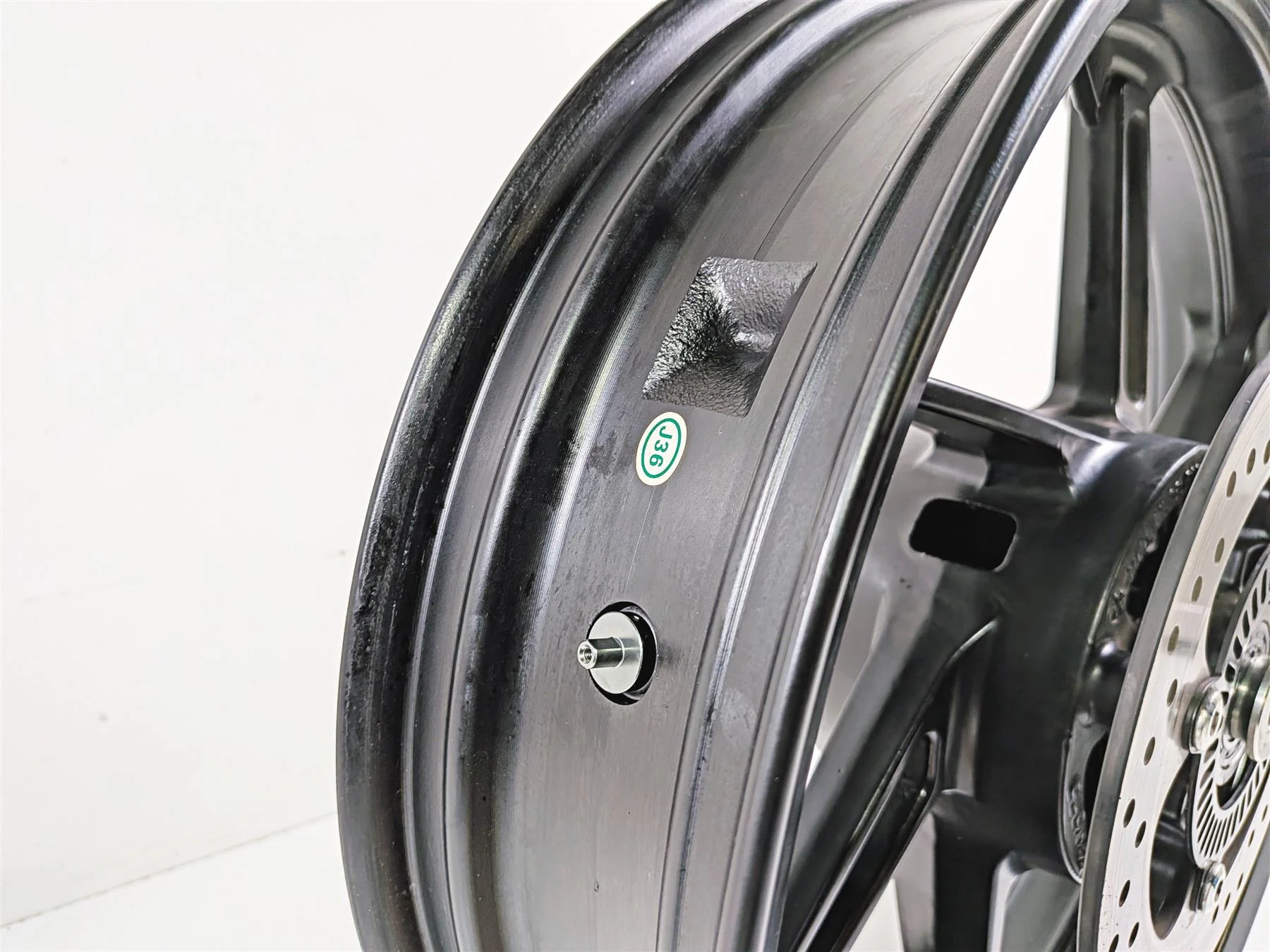 2025 CFMoto 450 SS Rear Wheel Rim Straight 14x4 6AQV-110200-1300-M1-0BV00 - Image 9