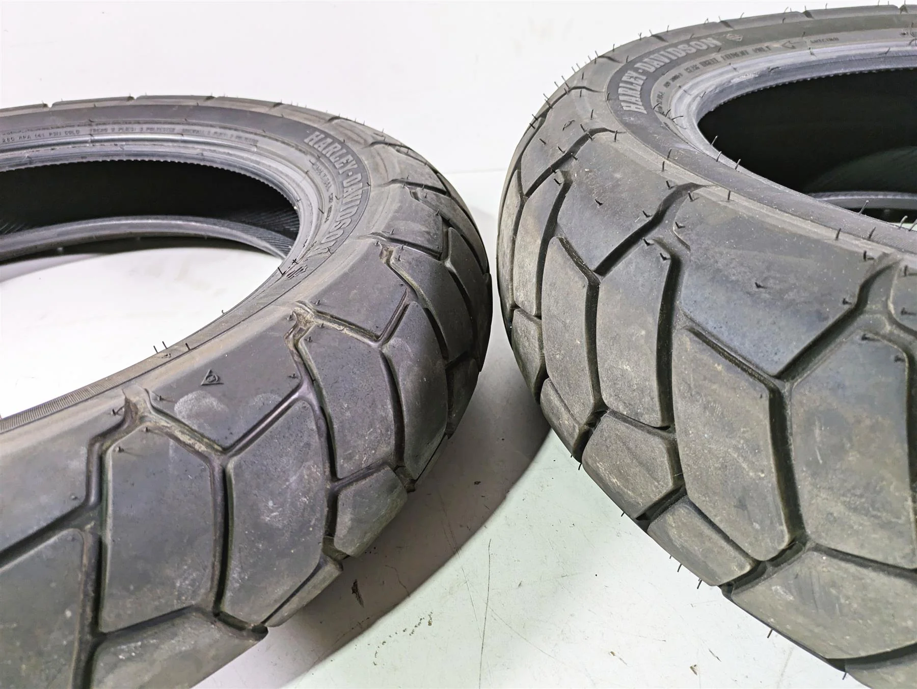 Harley Davidson Front Rear Dunlop D429 Tire Set 43100039 43200039 - Image 12