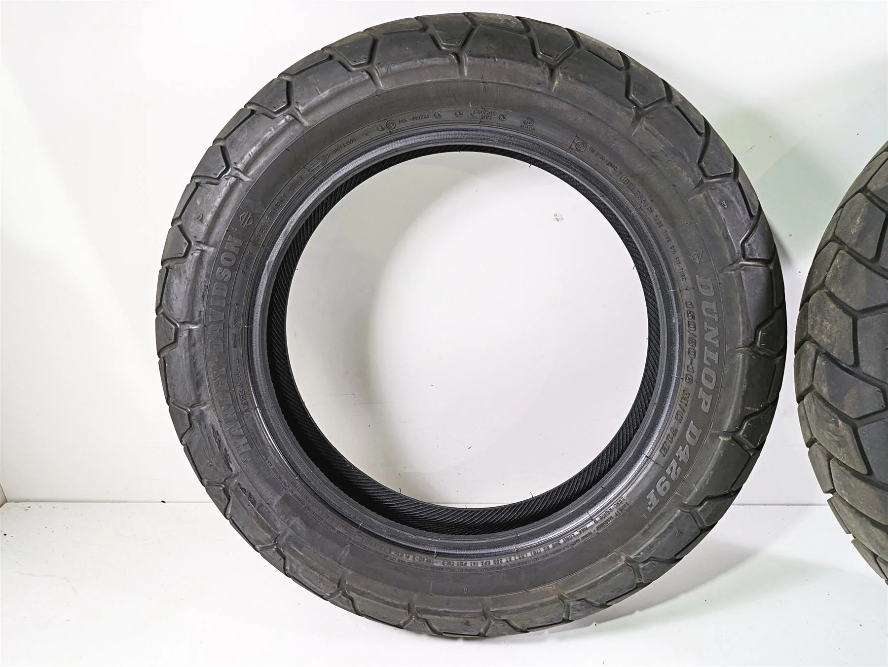 Harley Davidson Front Rear Dunlop D429 Tire Set 43100039 43200039 - Image 3