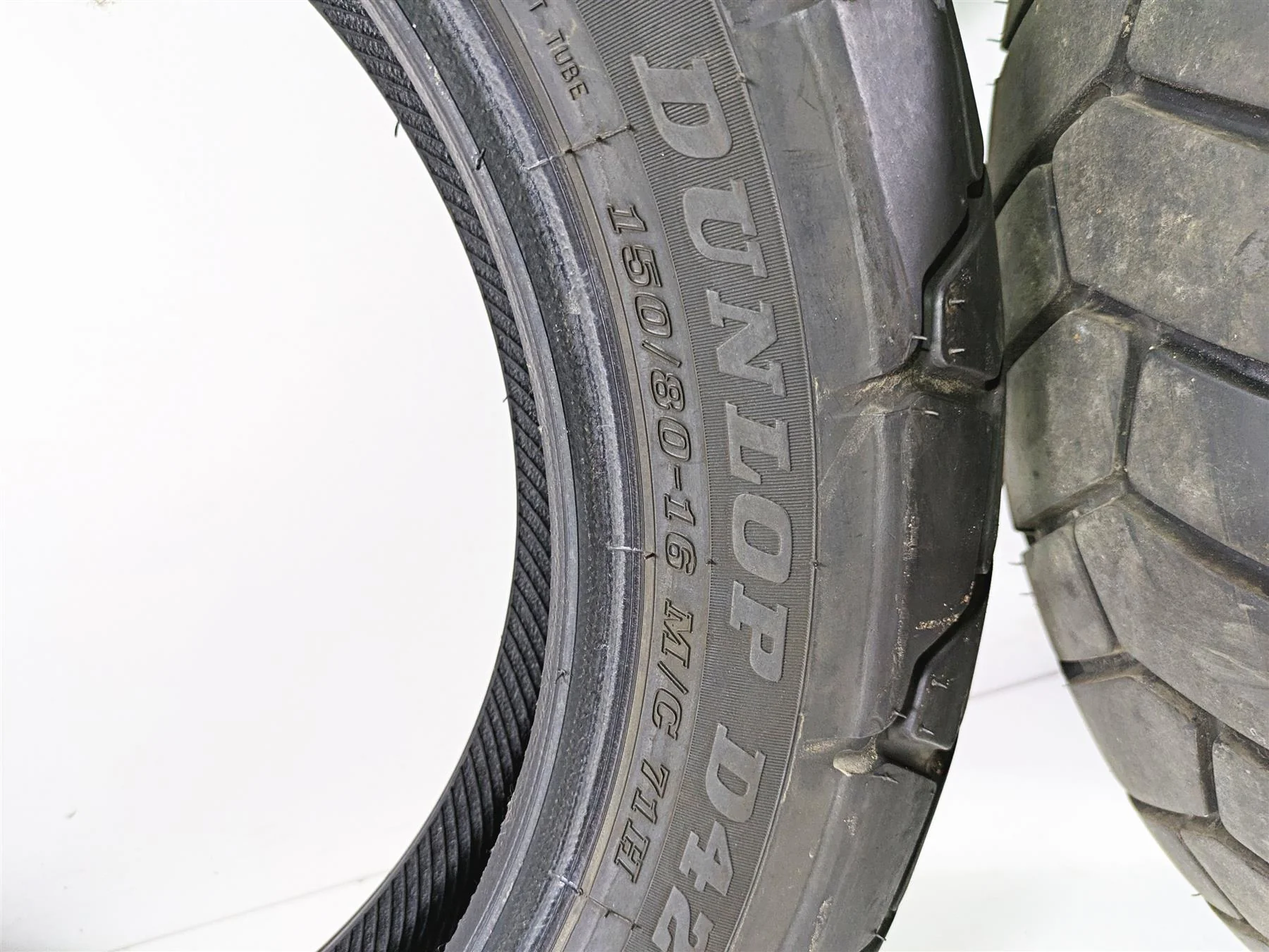Harley Davidson Front Rear Dunlop D429 Tire Set 43100039 43200039 - Image 4