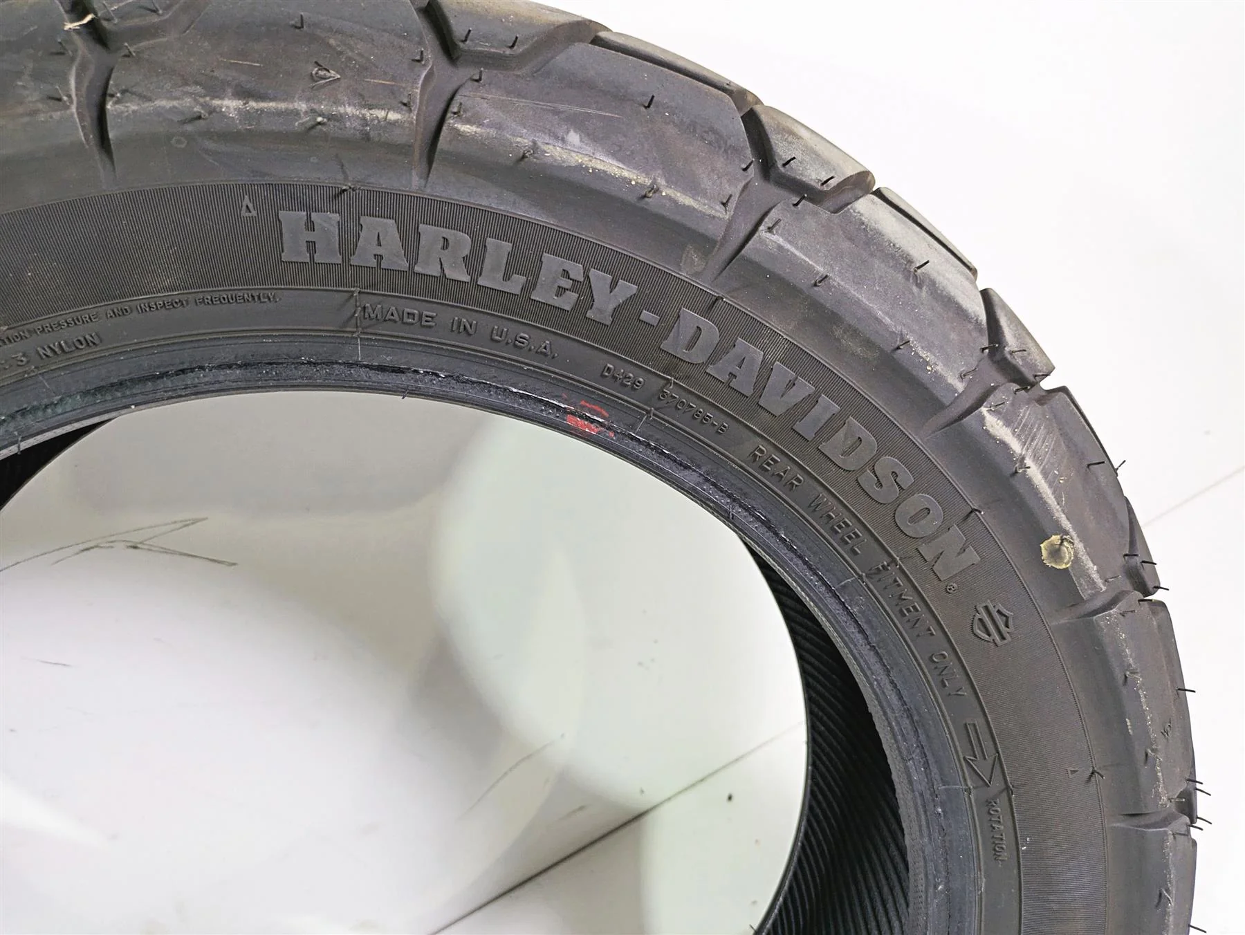 Harley Davidson Front Rear Dunlop D429 Tire Set 43100039 43200039 - Image 6