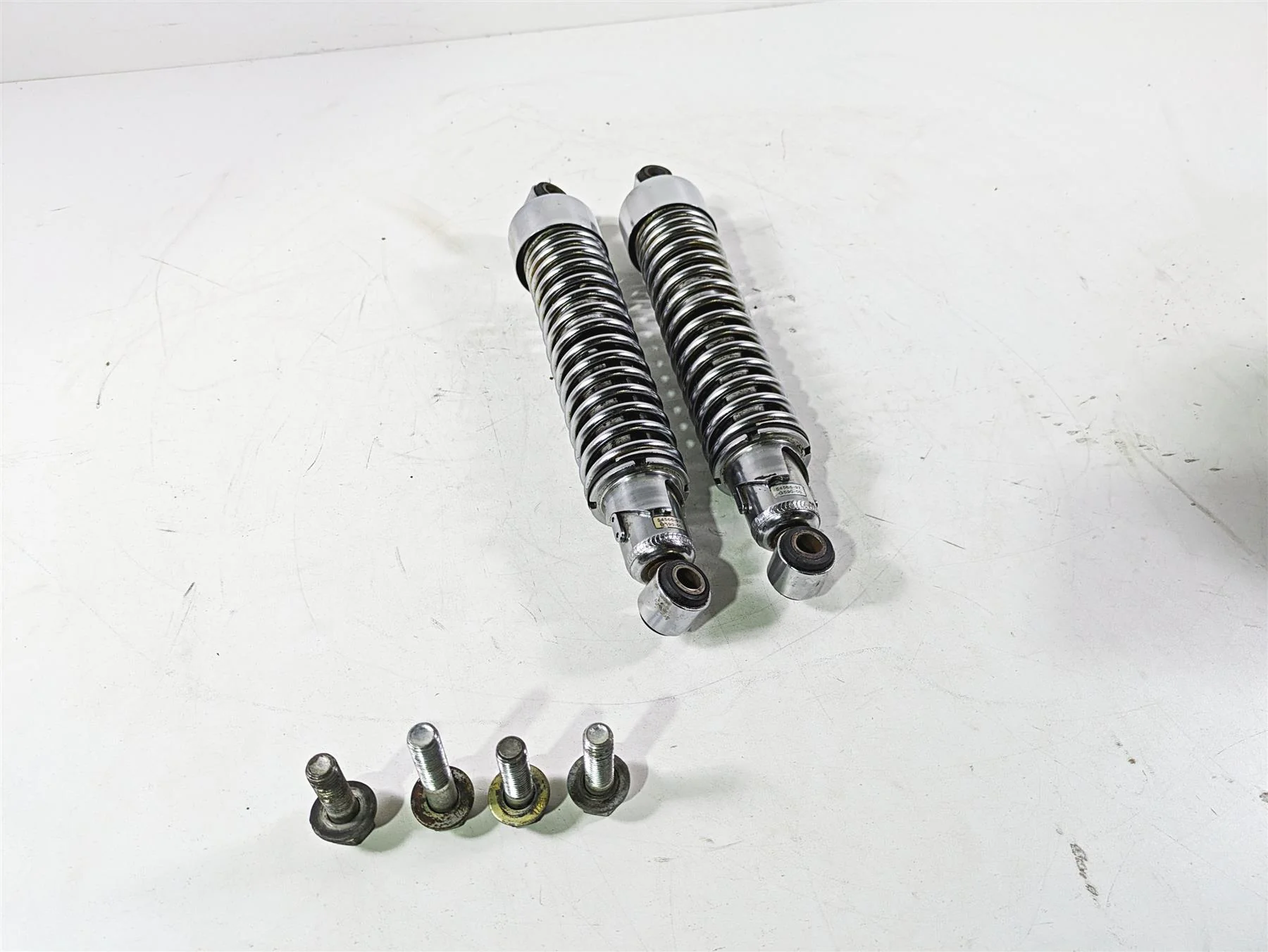 Harley Davidson Sportster XL 883 1200 Showa 13-1/4" Rear Suspension Shock Set 54566-97