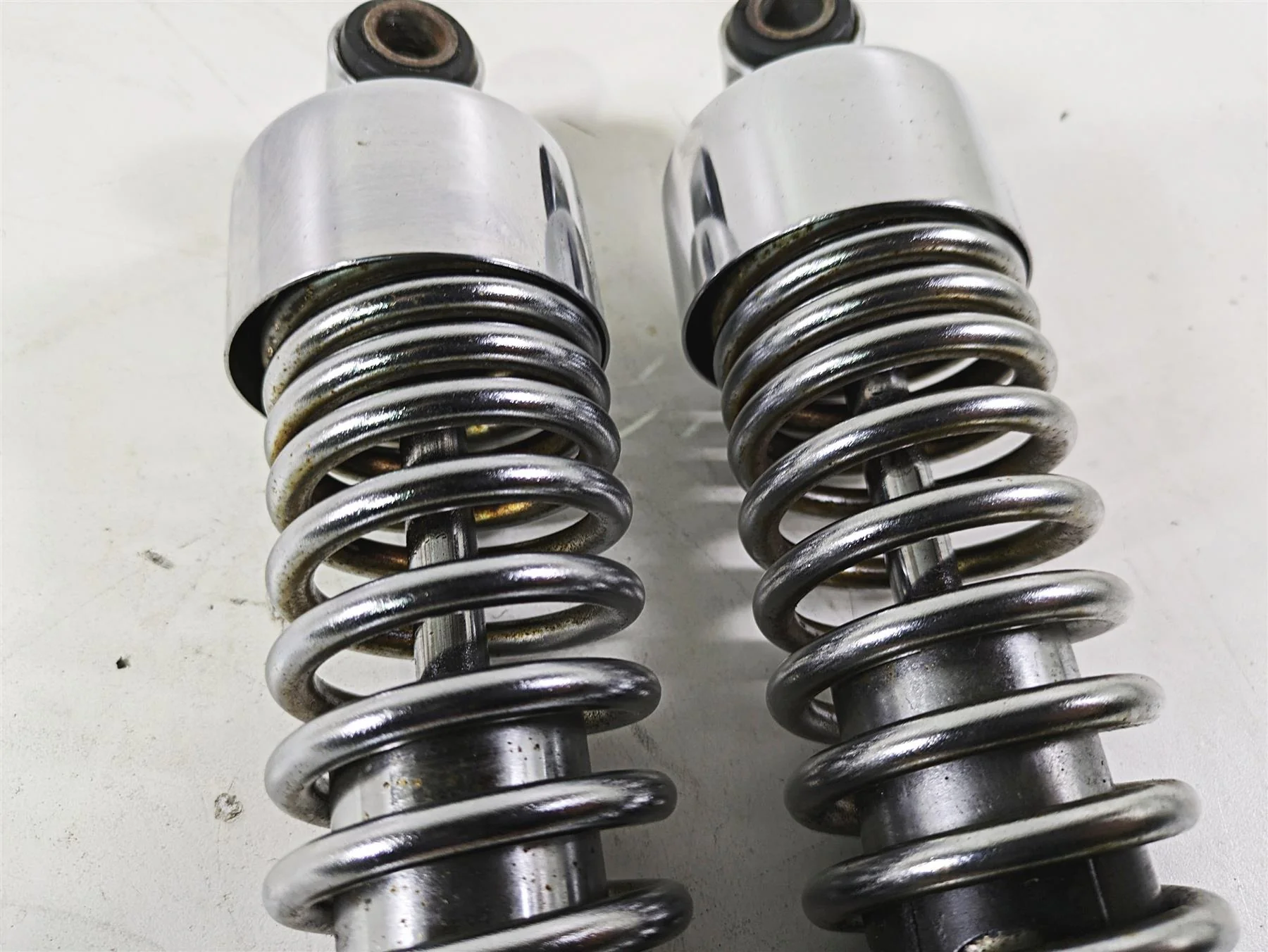 Harley Davidson Sportster XL 883 1200 Showa 13-1/4" Rear Suspension Shock Set 54566-97 - Image 5