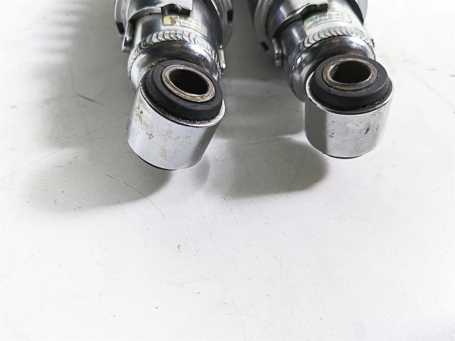 Harley Davidson Sportster XL 883 1200 Showa 13-1/4" Rear Suspension Shock Set 54566-97 - Image 8