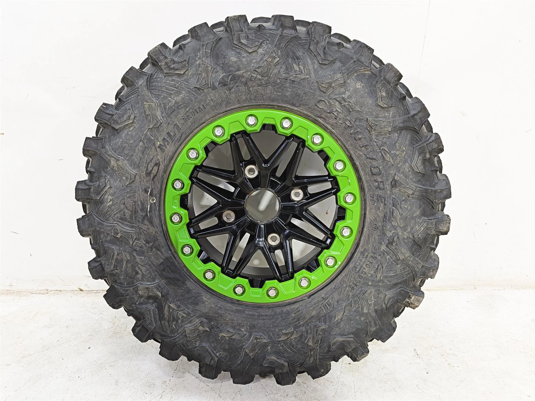 Kawasaki Teryx KRF KRX 1000 Spare Tire Wheel Rim Beadlock Maxxis 15x8 49058-0729-397