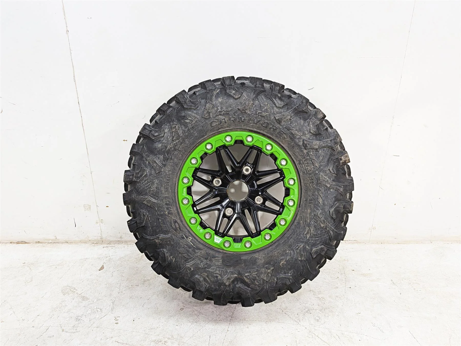 Kawasaki Teryx KRF KRX 1000 Spare Tire Wheel Rim Beadlock Maxxis 15x8 49058-0729-397 - Image 2