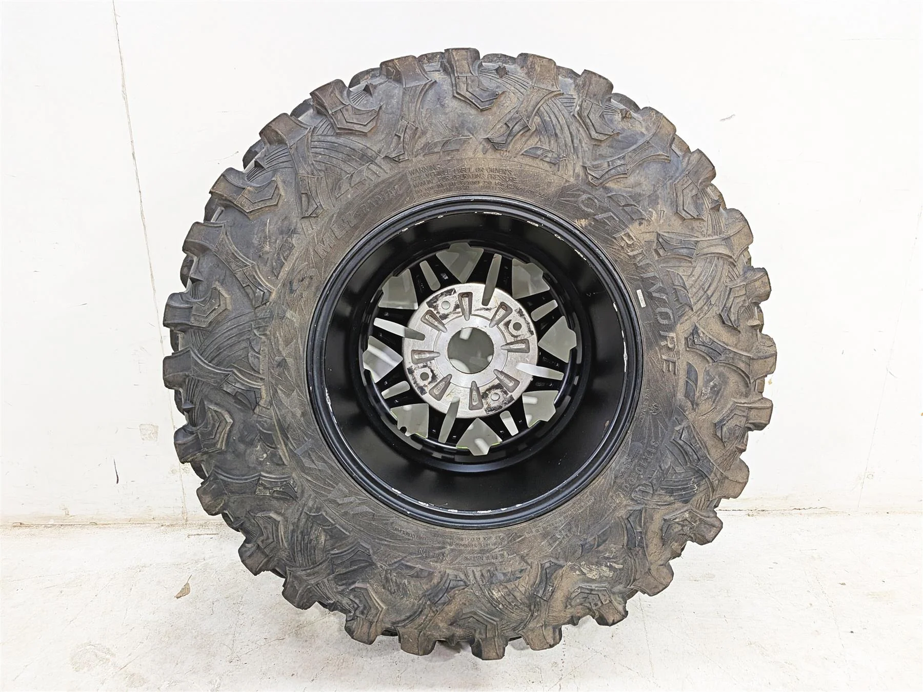 Kawasaki Teryx KRF KRX 1000 Spare Tire Wheel Rim Beadlock Maxxis 15x8 49058-0729-397 - Image 3