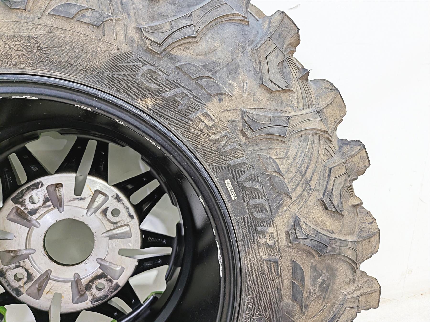 Kawasaki Teryx KRF KRX 1000 Spare Tire Wheel Rim Beadlock Maxxis 15x8 49058-0729-397 - Image 4