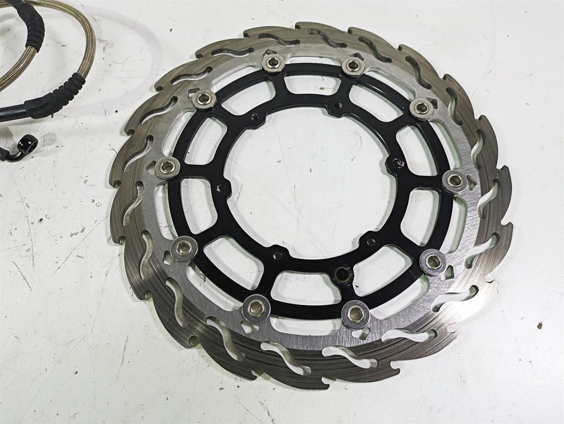 Moto Master Husqvarna KTM Supermoto Front 320 Brake Disc Caliper Adapter Set 211013 - Image 10
