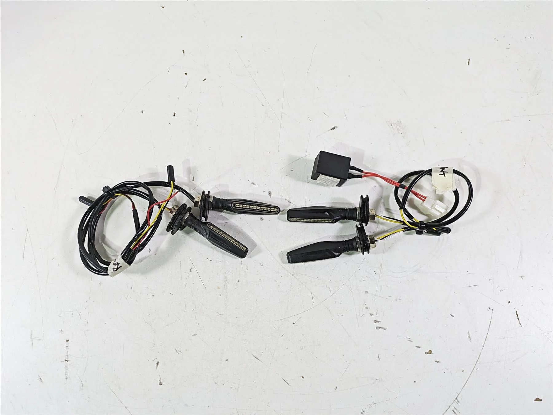 Universal Motorcycle Led Front Rear Blinker Turn Signal Set - Image 2