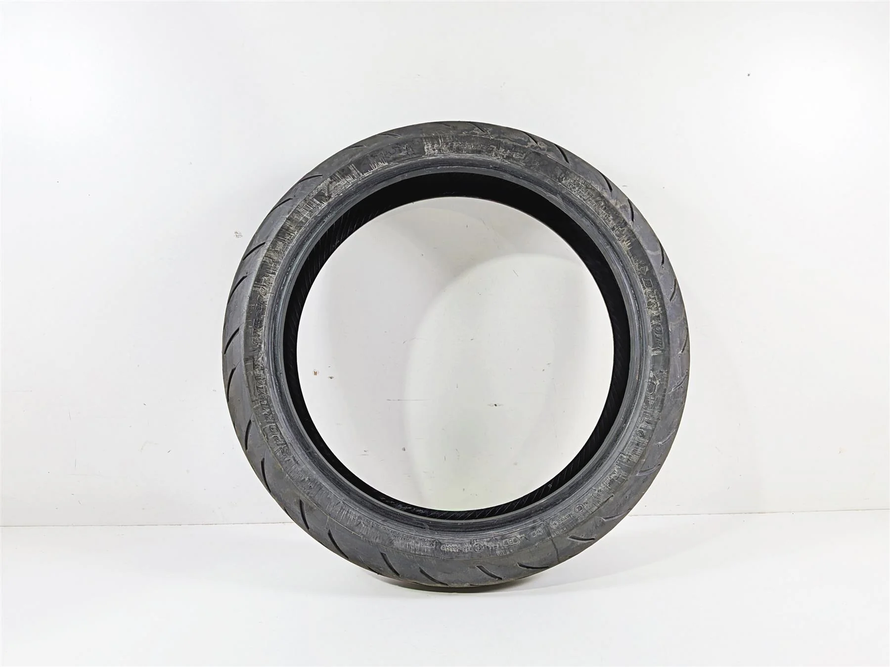 Used Front Motorcycle Tire Dunlop Sportmax GP300F 120/70R17 4506-7896 - Image 11