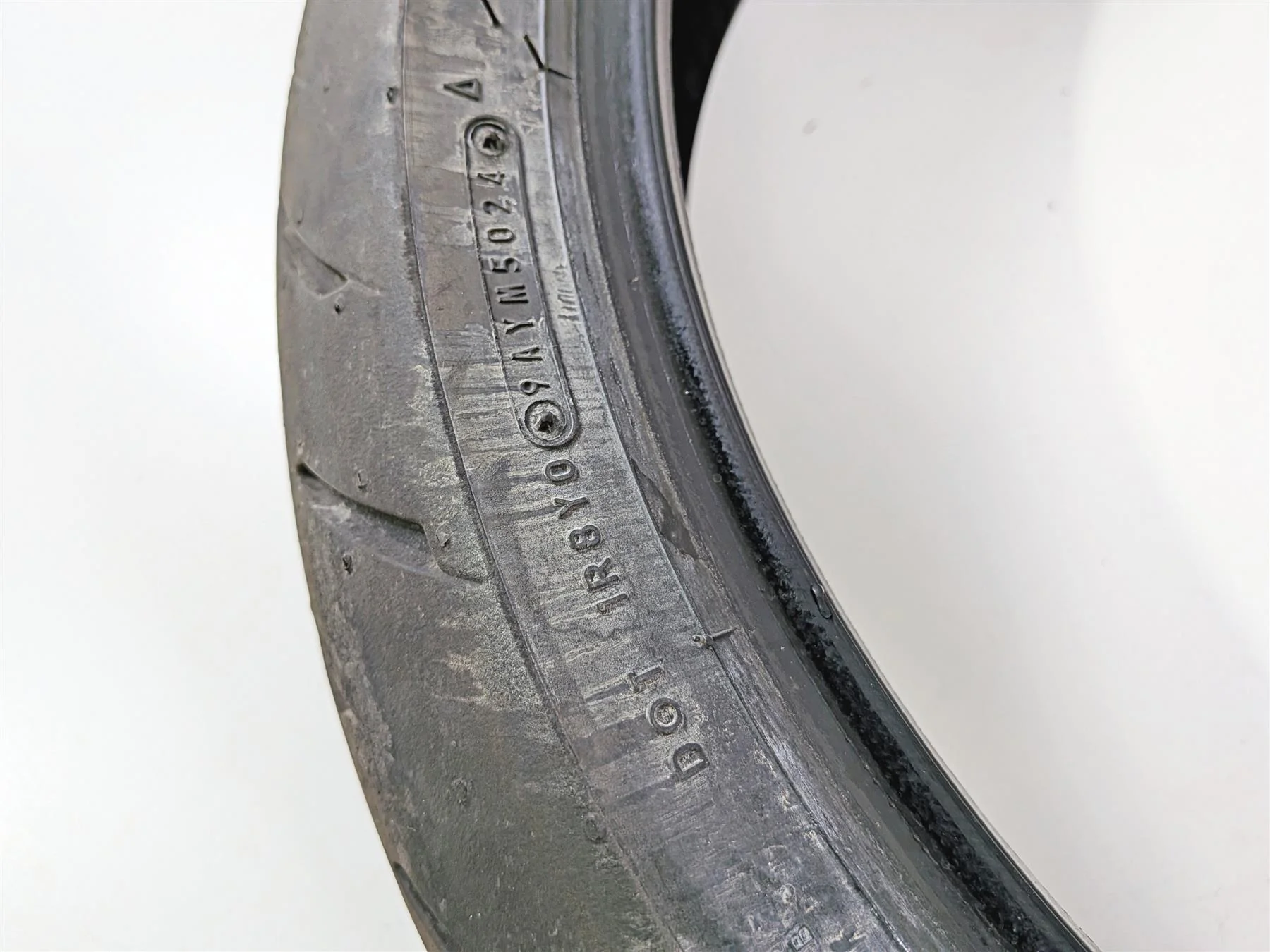 Used Front Motorcycle Tire Dunlop Sportmax GP300F 120/70R17 4506-7896 - Image 4