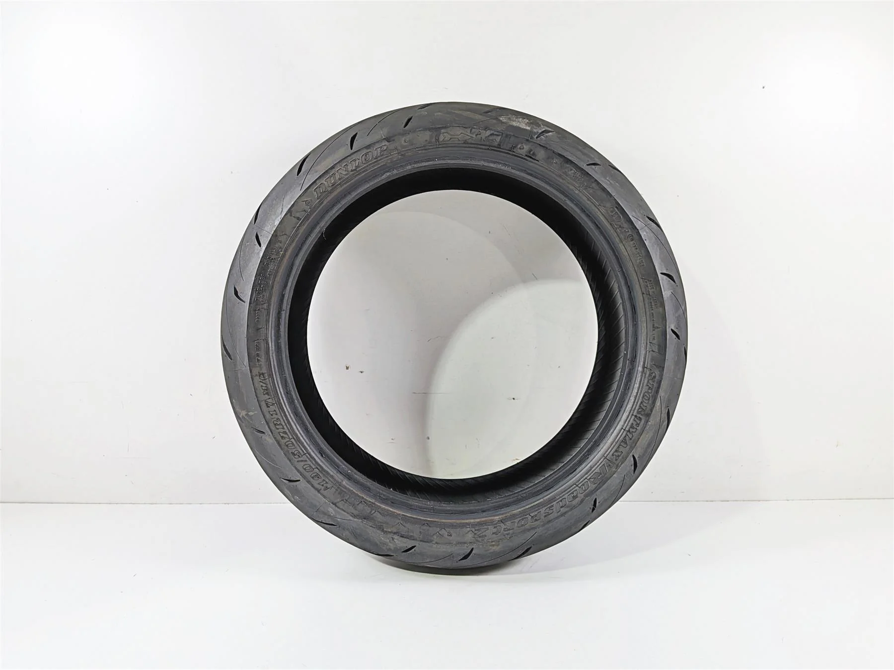 Used Motorcycle Rear Tire Dunlop Sportmax Roadsport 2 190/50R17 45238822 - Image 11