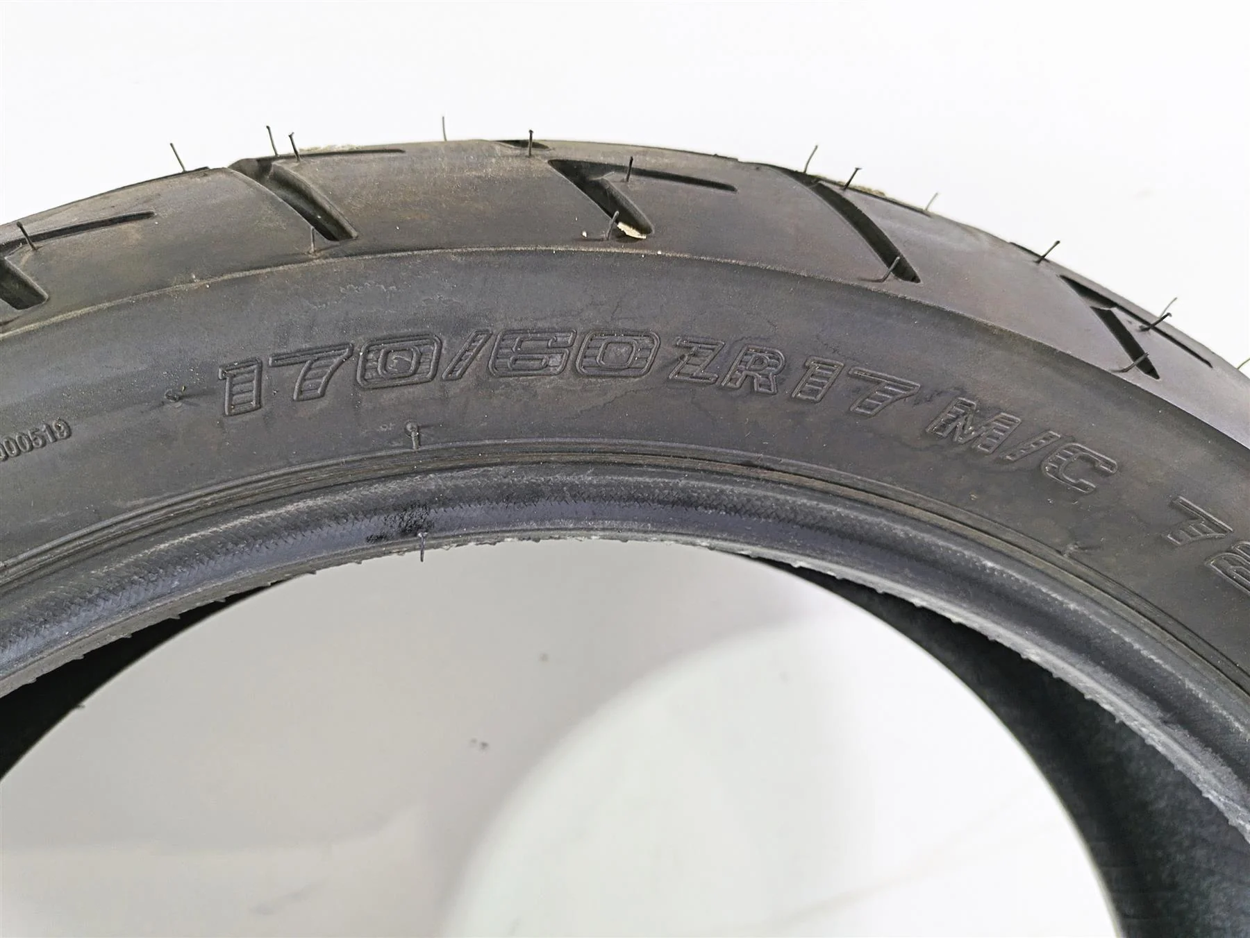 Used Motorcycle Rear Tire Shinko 009 Raven Radial 170/60ZR17 87-4046 - Image 4