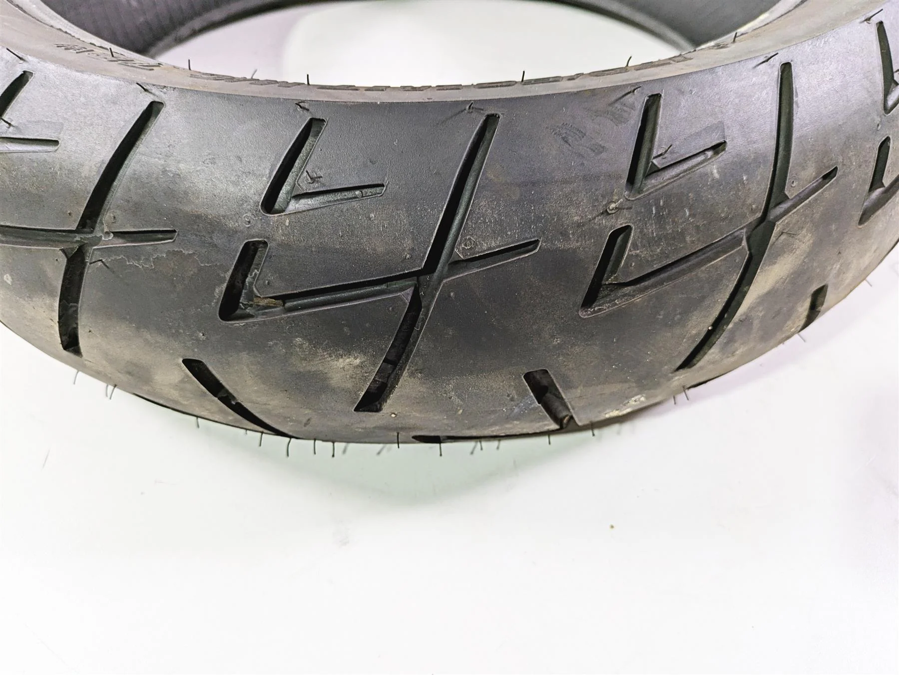 Used Motorcycle Rear Tire Shinko 009 Raven Radial 170/60ZR17 87-4046 - Image 7
