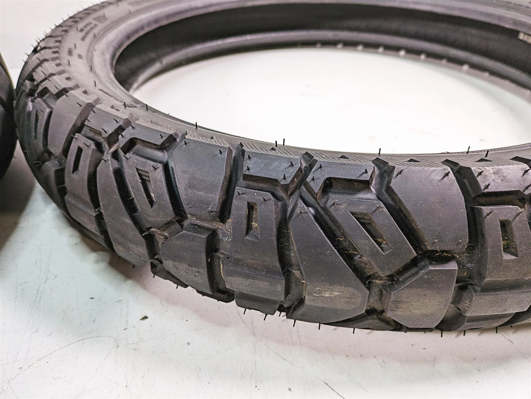 Used Motorcycle Tire Set Dunlop Trailmax Mission 1507017 1108019 - Image 3